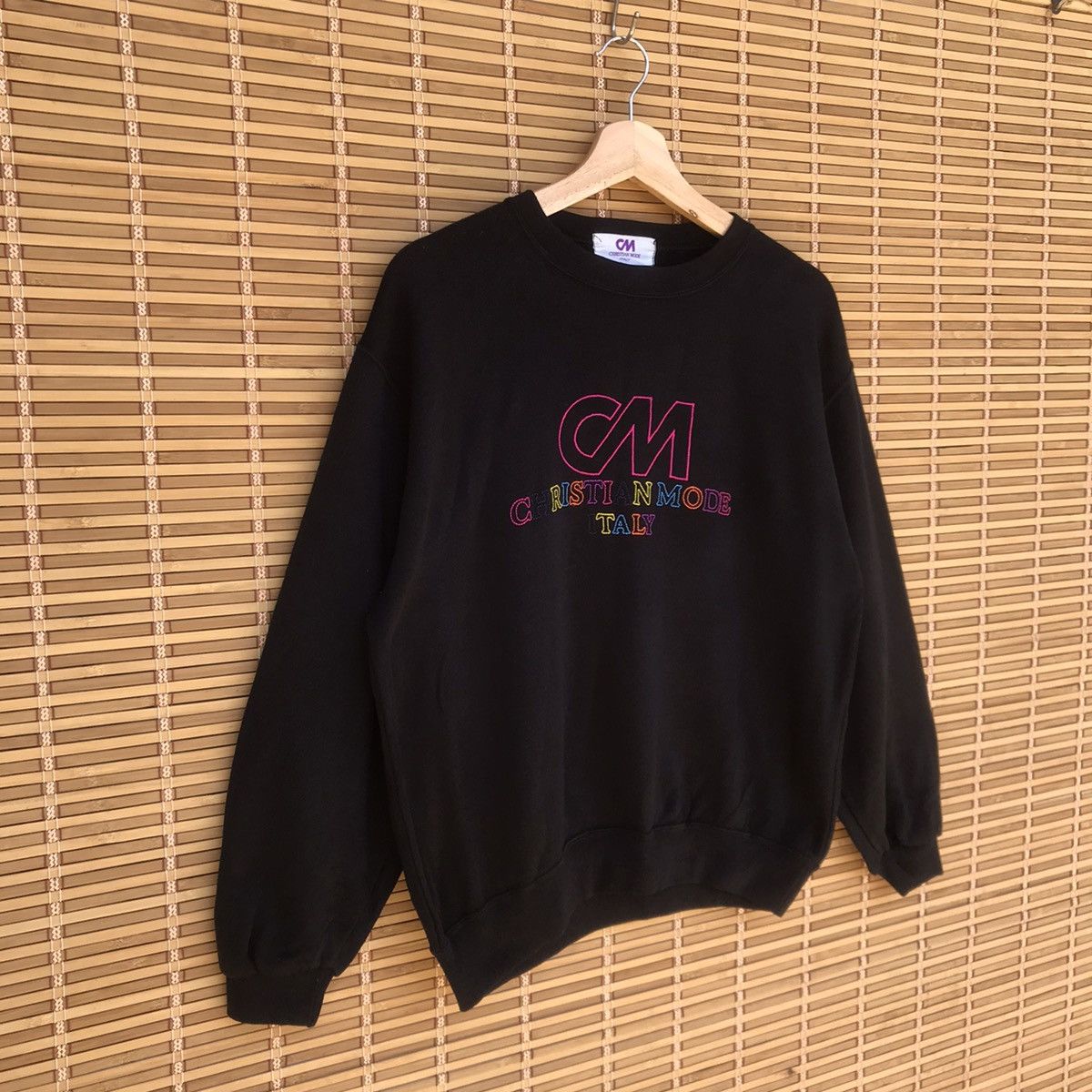 Japanese Brand RARE Christian Mode Multicolor Embroidery Logo crewneck Size US M / EU 48-50 / 2 - 3 Thumbnail