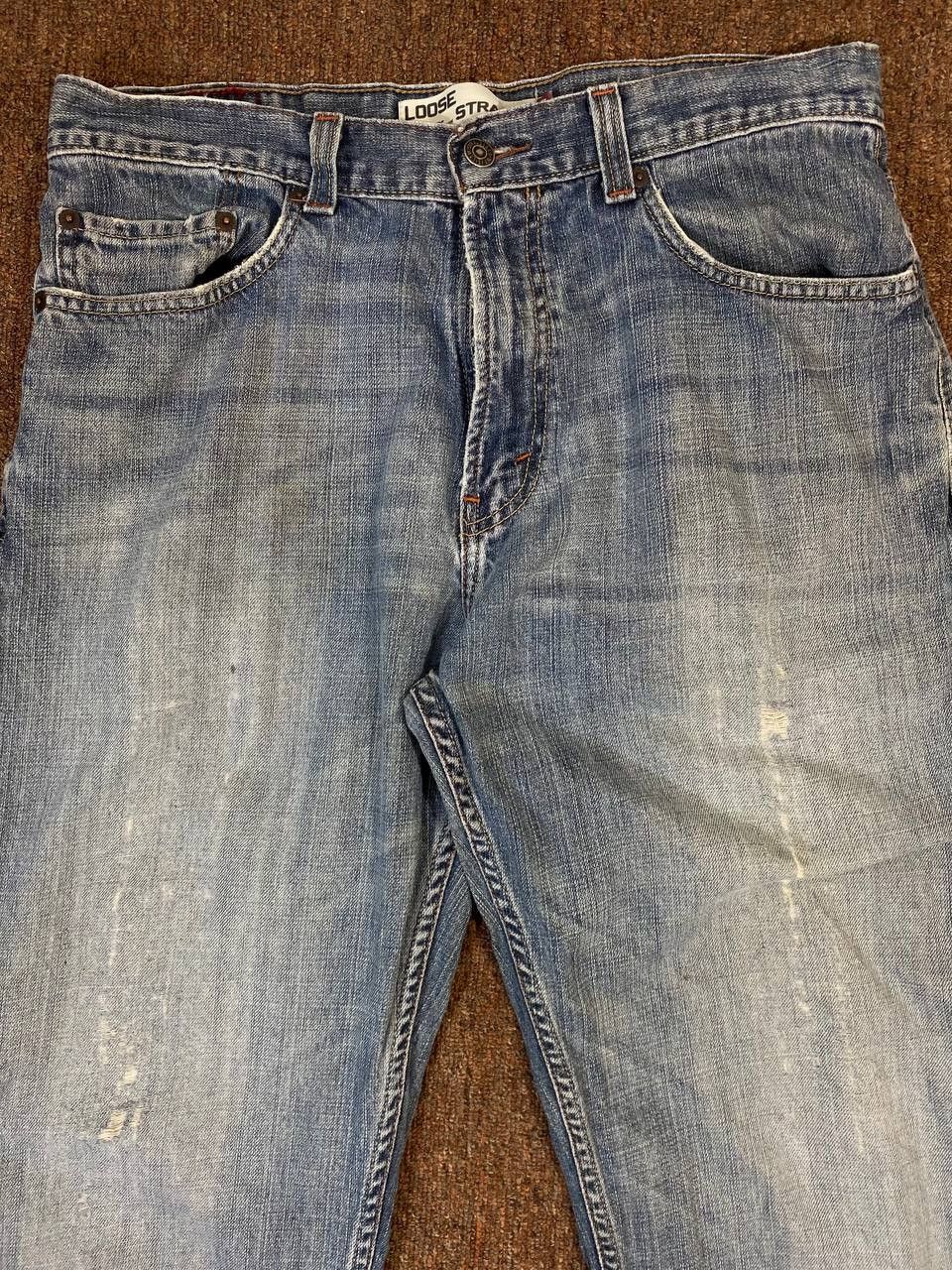 Levi's vintage levis 569 loose straight distressed denim Size US 33 - 8 Thumbnail
