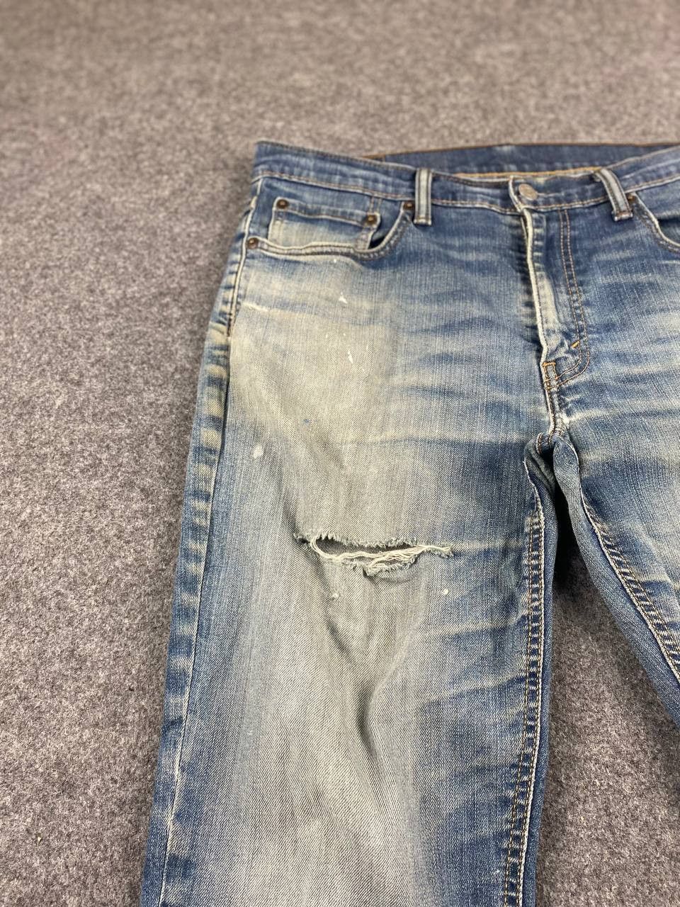 Levi's levis 541 athletic fit distressed denim Size US 35 - 10 Thumbnail