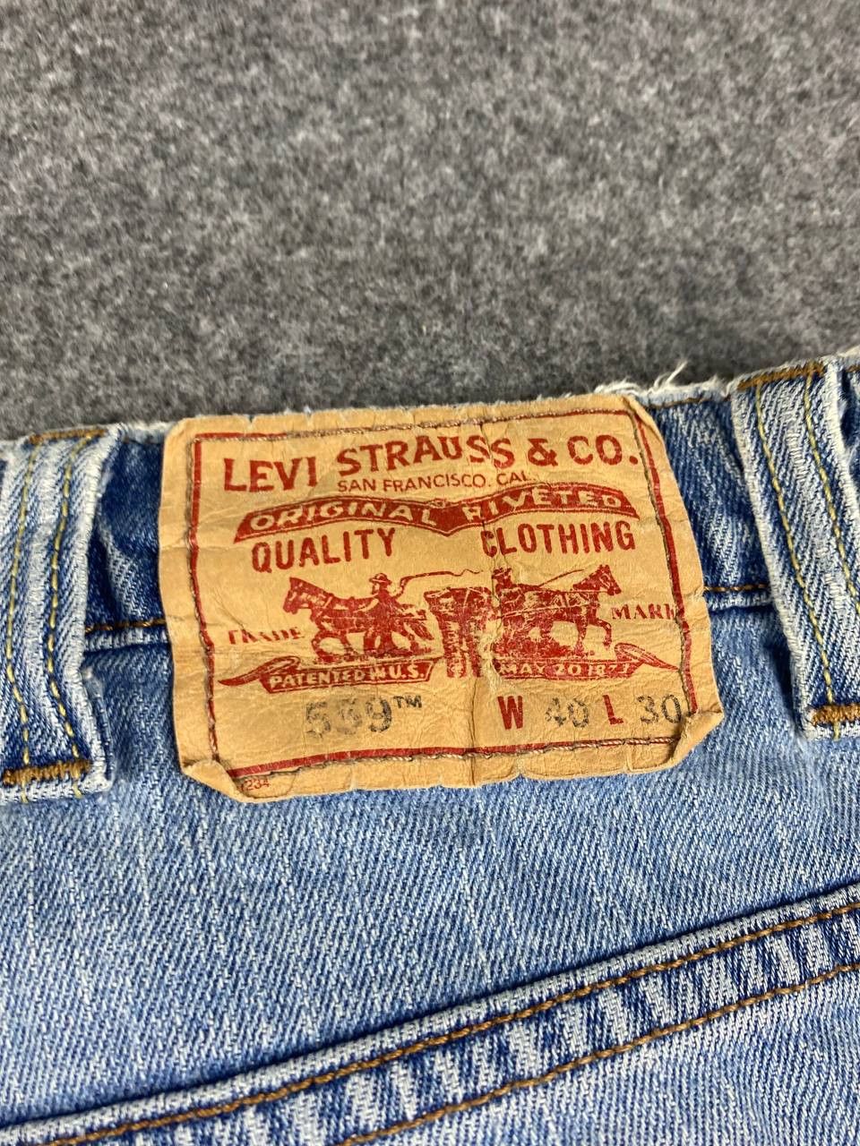 Levi's vintage levis 559 relaxed straight distressed denim Size US 42 / EU 58 - 6 Thumbnail