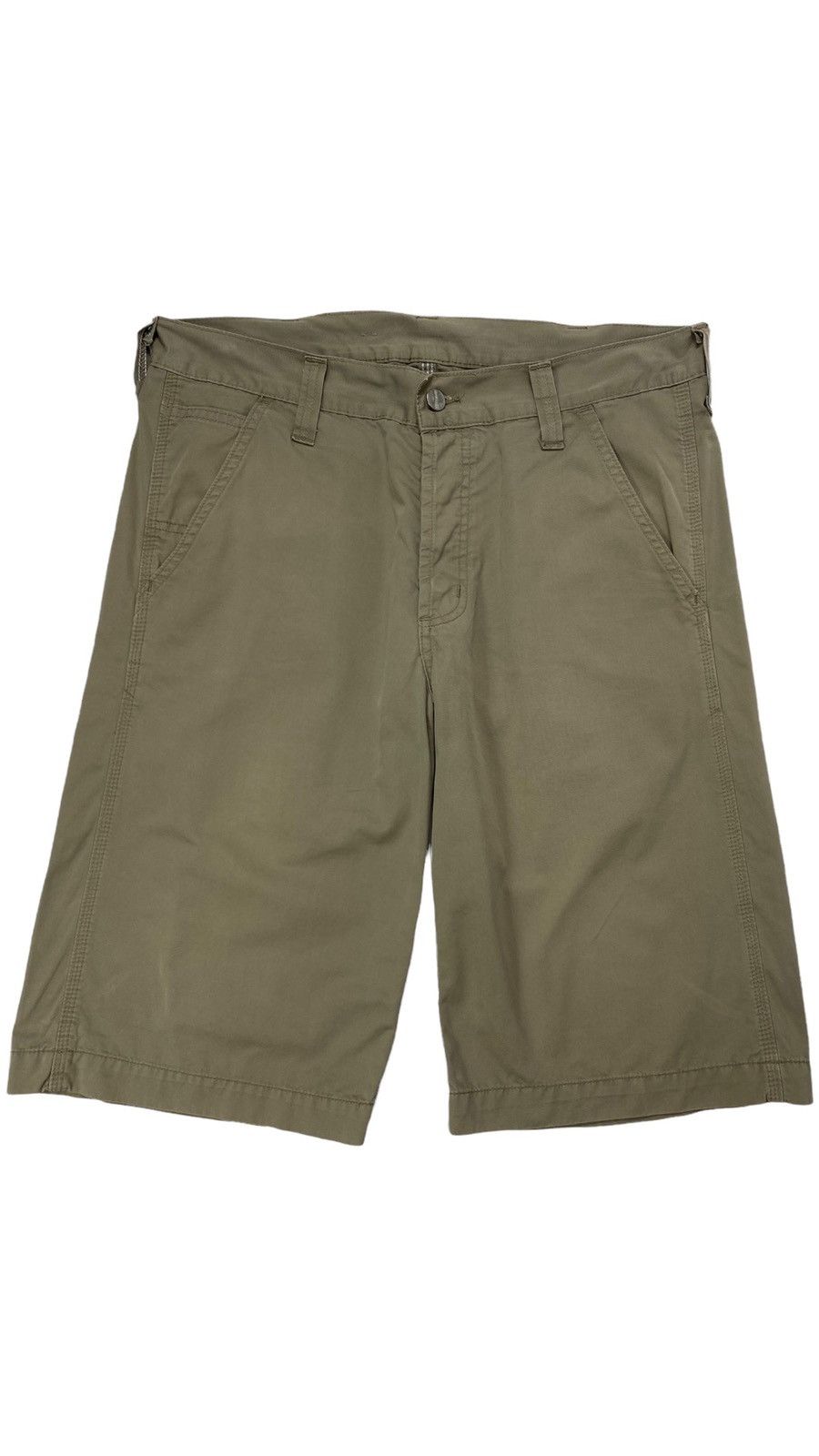Carhartt 🔥LASTDROP🔥 90s Carhartt Work Bermuda Vintage Beige Shorts Size US 30 / EU 46 - 2 Thumbnail
