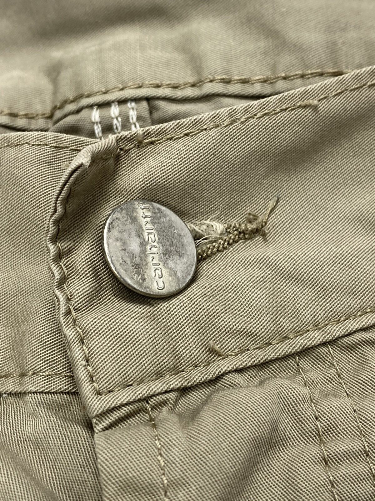 Carhartt 🔥LASTDROP🔥 90s Carhartt Work Bermuda Vintage Beige Shorts Size US 30 / EU 46 - 7 Thumbnail