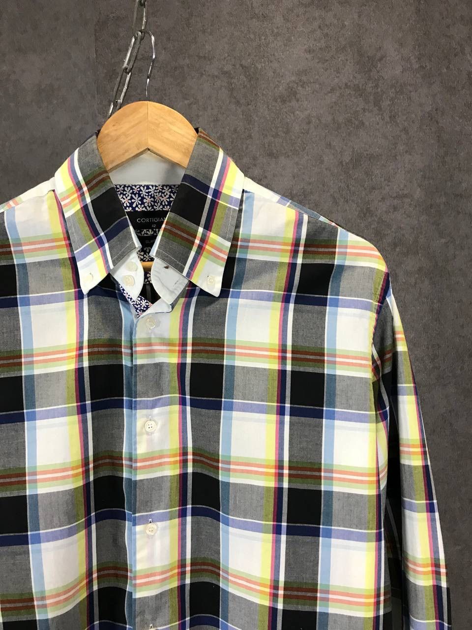 Cortigiani Cortigiani luxury designer multicolor shirt Size US L / EU 52-54 / 3 - 2 Thumbnail