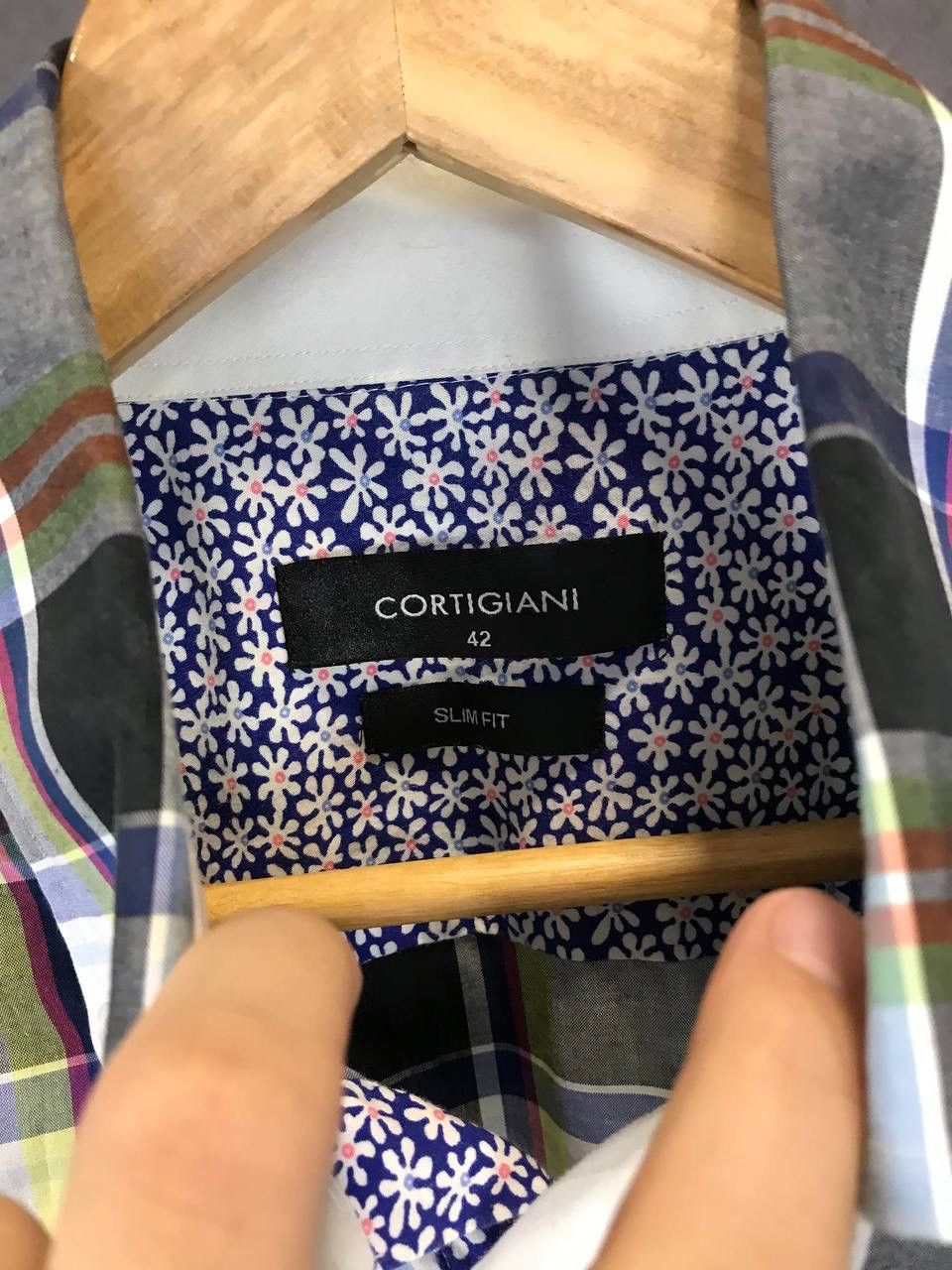 Cortigiani Cortigiani luxury designer multicolor shirt Size US L / EU 52-54 / 3 - 3 Thumbnail