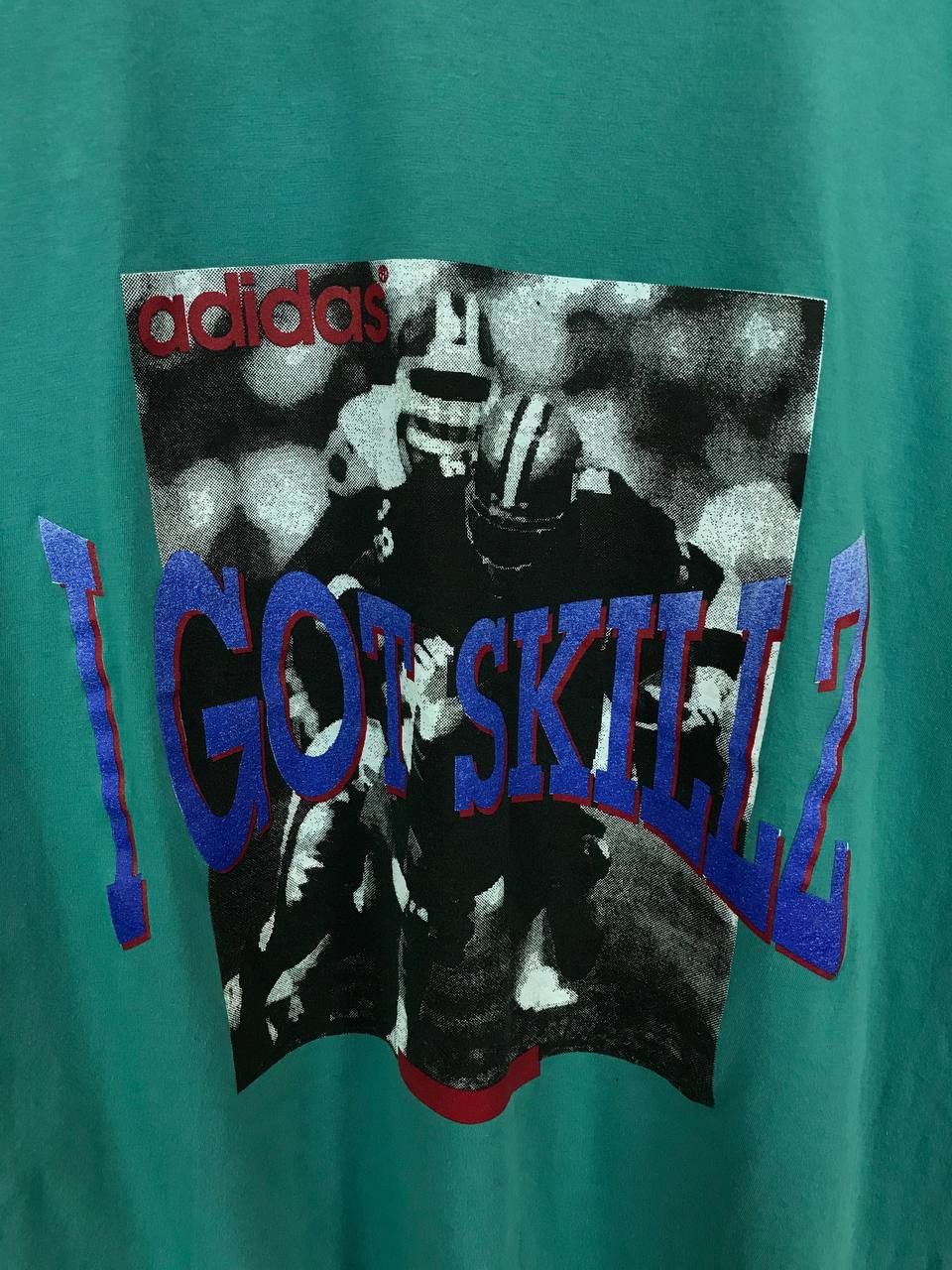 Adidas × Vintage Adidas I Got Skillz vintage streetwear tee Size US M / EU 48-50 / 2 - 3 Thumbnail