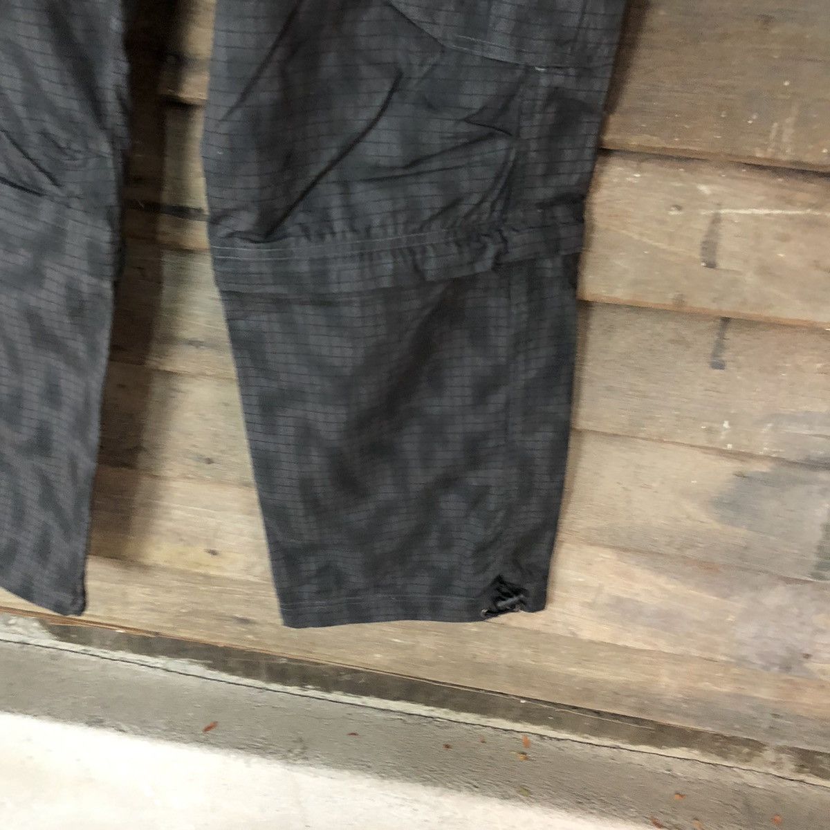 Japanese Brand Black pattern multipocket tactical utility Cargo Pants #4472 Size US 33 - 9 Thumbnail