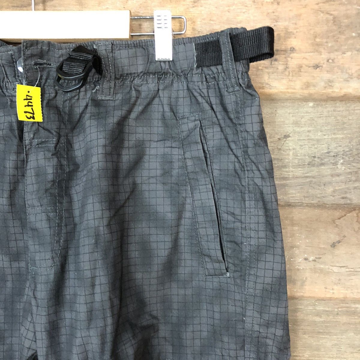 Japanese Brand Black pattern multipocket tactical utility Cargo Pants #4472 Size US 33 - 5 Thumbnail