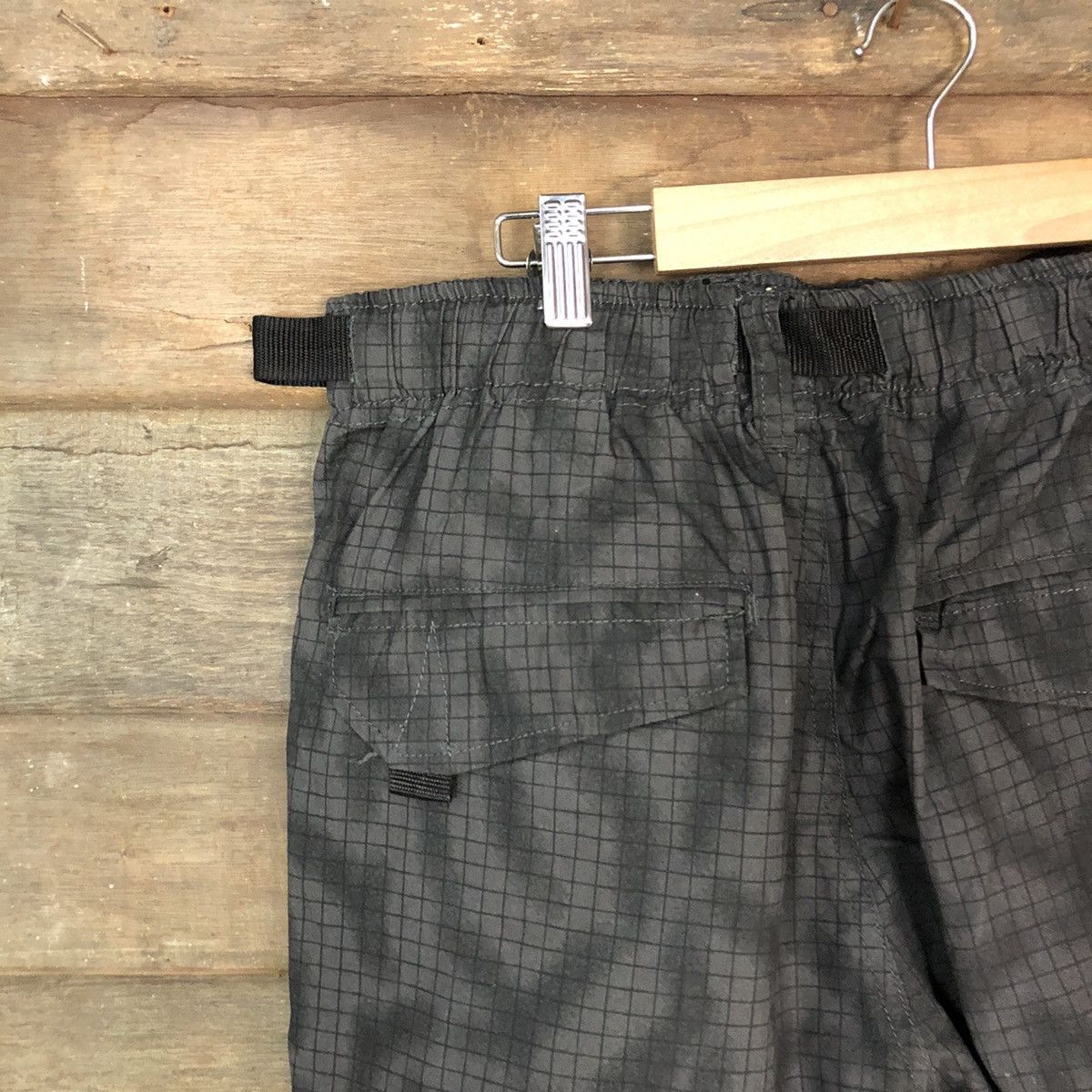 Japanese Brand Black pattern multipocket tactical utility Cargo Pants #4472 Size US 33 - 14 Thumbnail