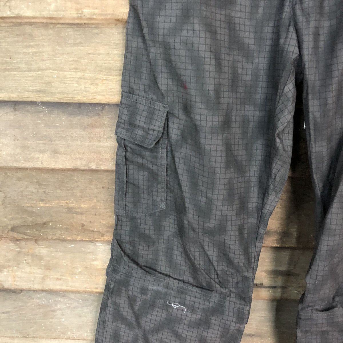 Japanese Brand Black pattern multipocket tactical utility Cargo Pants #4472 Size US 33 - 6 Thumbnail