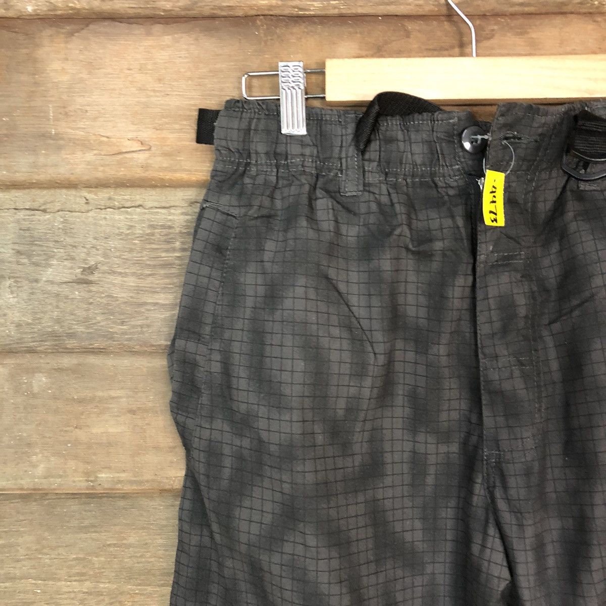 Japanese Brand Black pattern multipocket tactical utility Cargo Pants #4472 Size US 33 - 4 Thumbnail
