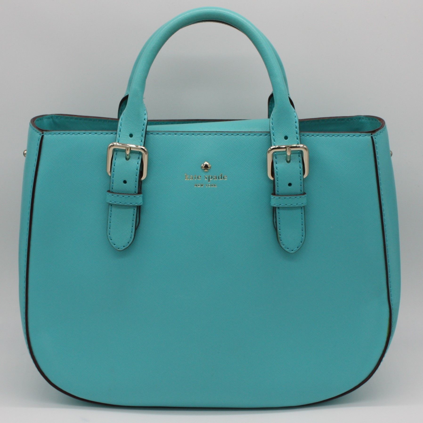 Charlotte Street Sylvie Satchel Bag Purse Iceberg Blue $458