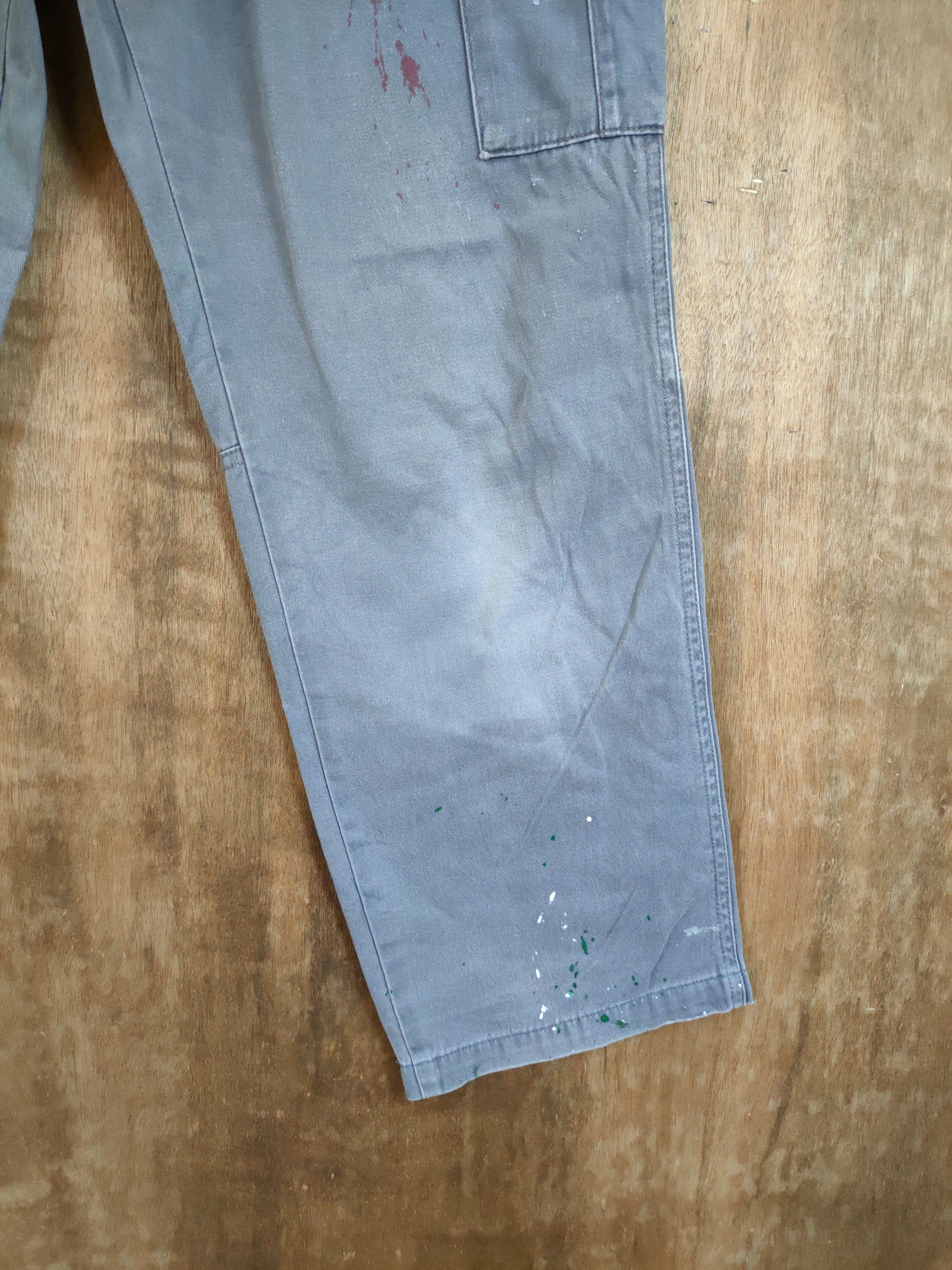 Japanese Brand Japan distressed thrashed utility cargo pants #46-696 Size US 33 - 2 Thumbnail