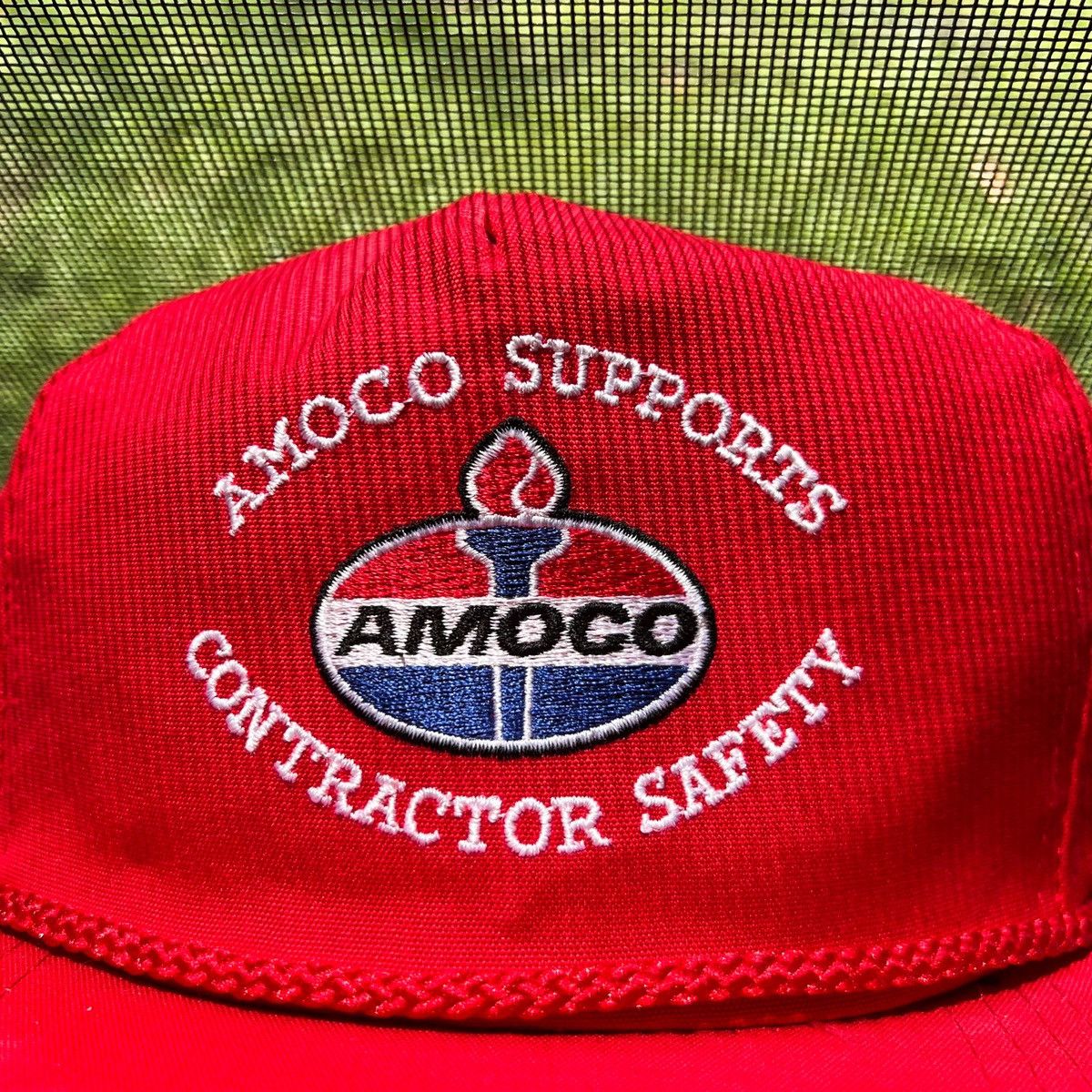 Vintage Vintage Trucker Amoco Gas Braided Hat - Red Size ONE SIZE - 2 Thumbnail
