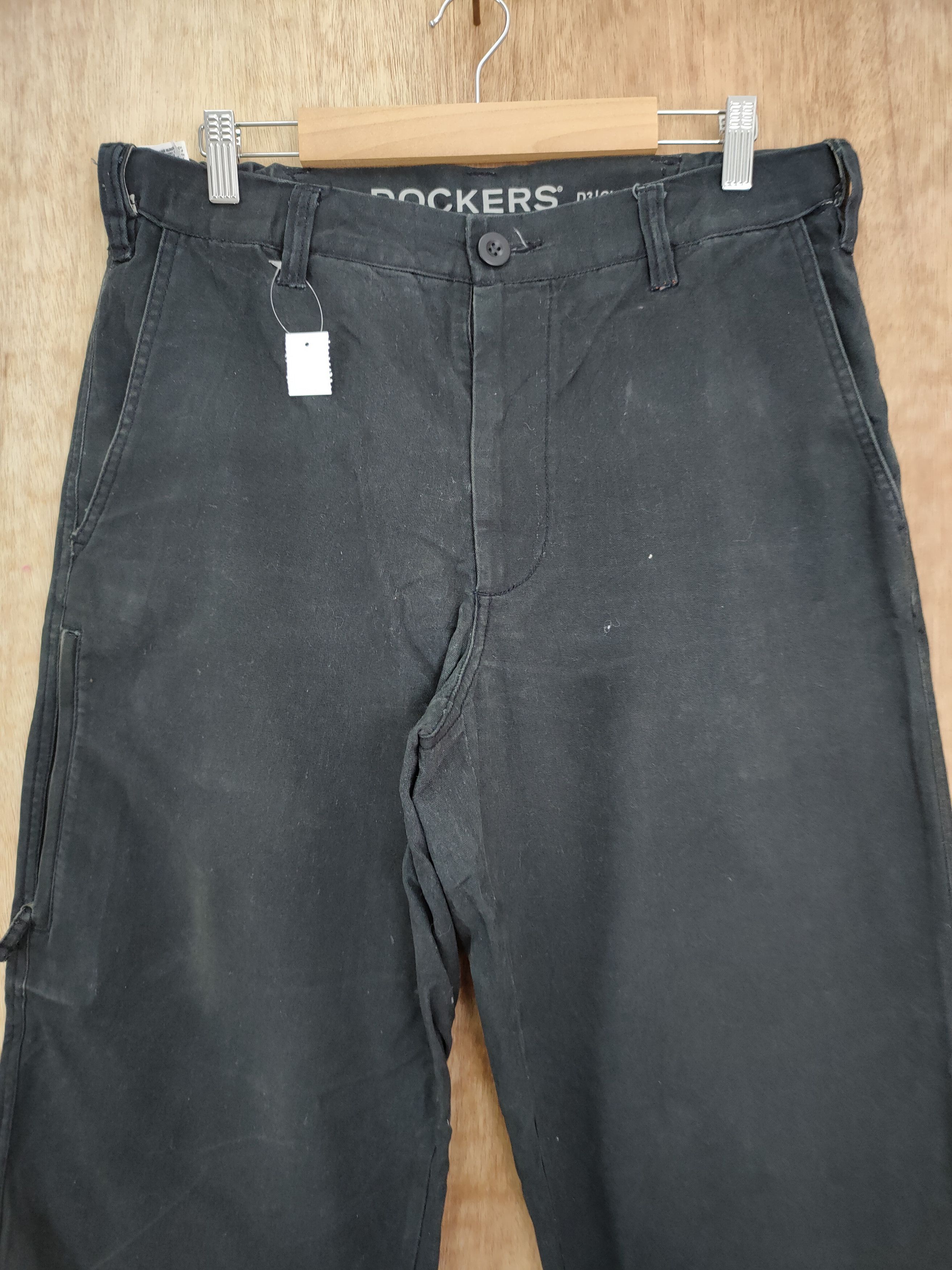 Dockers DL Dockers faded black utility vintage cargo pants #967 Size US 32 / EU 48 - 3 Thumbnail