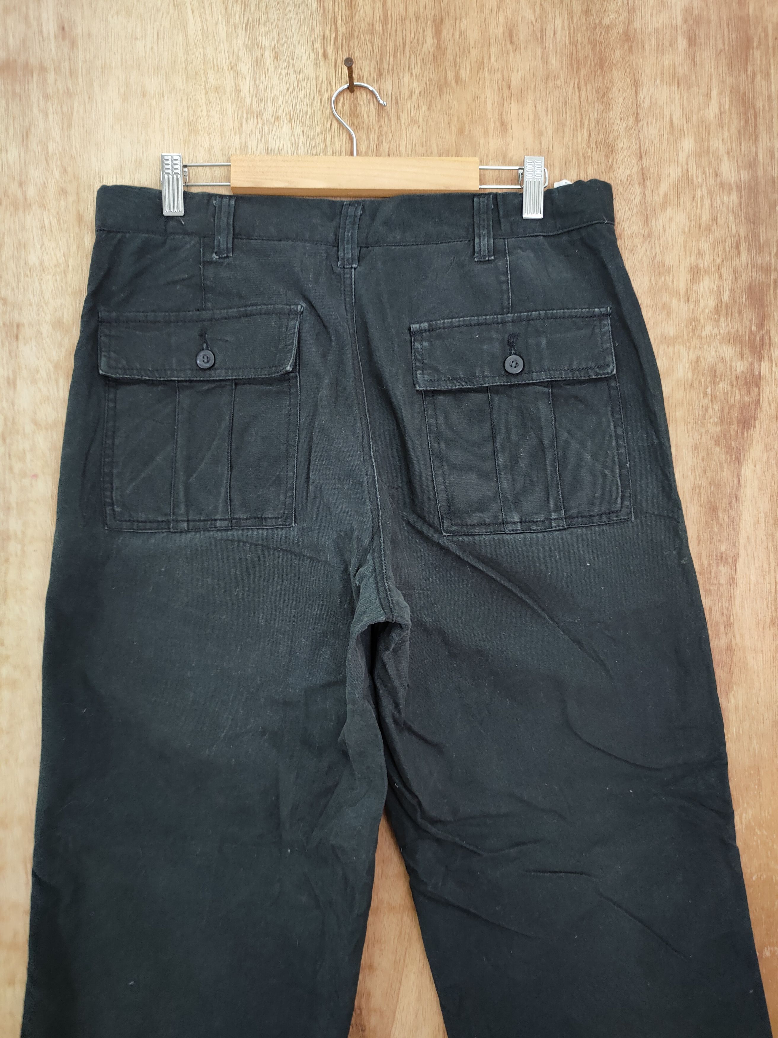 Dockers DL Dockers faded black utility vintage cargo pants #967 Size US 32 / EU 48 - 8 Thumbnail