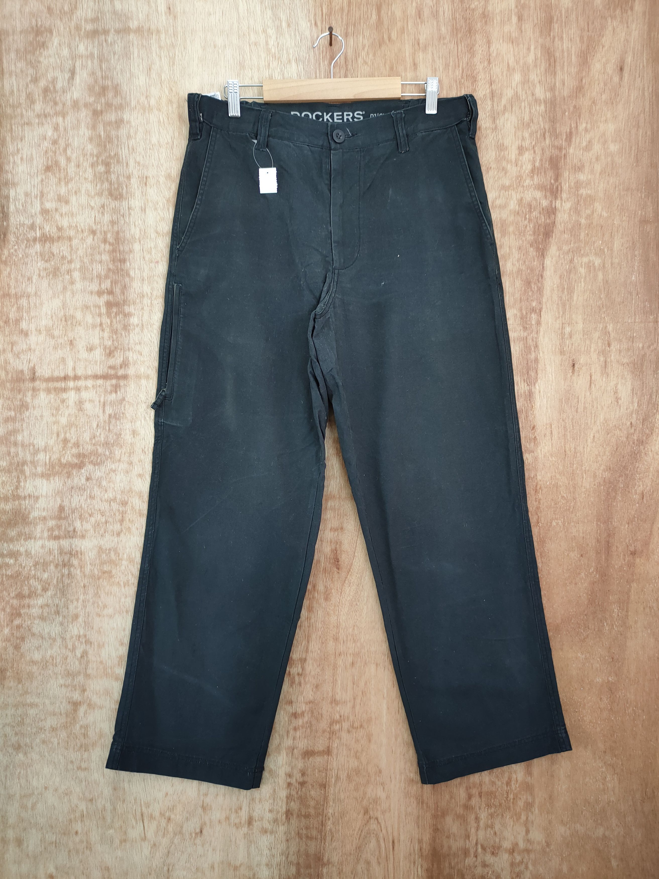 Dockers DL Dockers faded black utility vintage cargo pants #967 Size US 32 / EU 48 - 1 Thumbnail