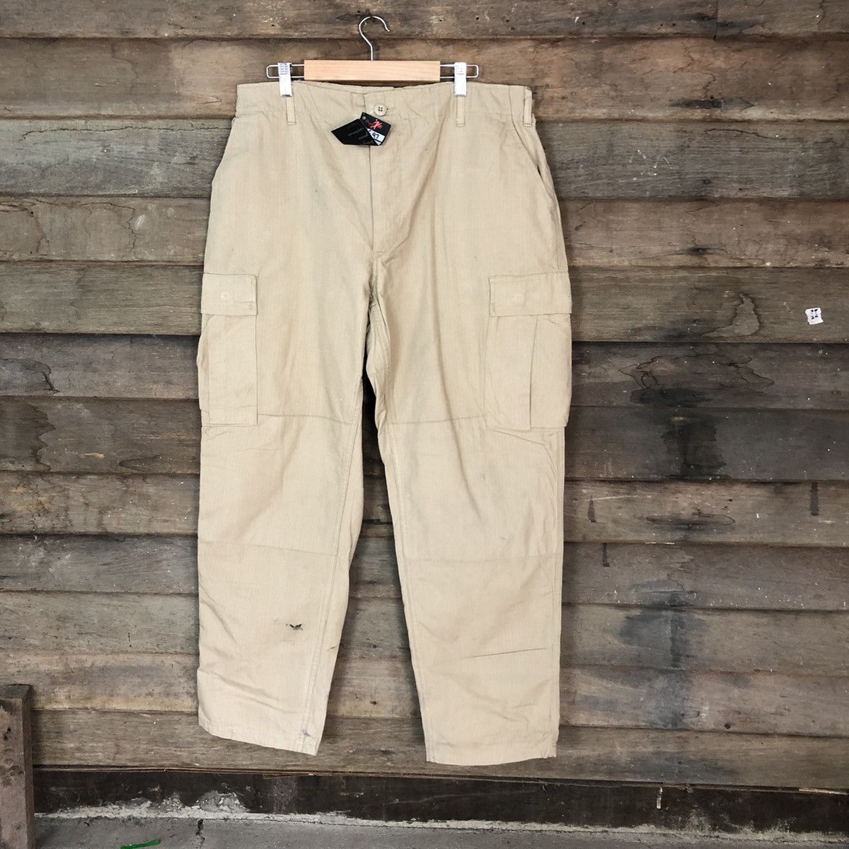 Vintage Truspec Brown military vintage utiliy Cargo Pants #4547 Size US 37 - 1 Thumbnail