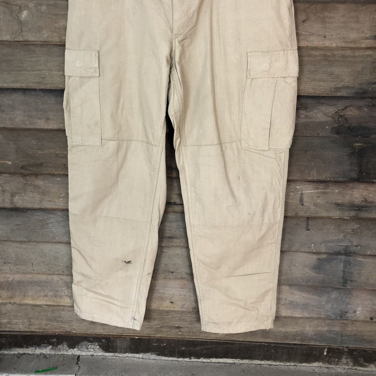 Vintage Truspec Brown military vintage utiliy Cargo Pants #4547 Size US 37 - 3 Thumbnail
