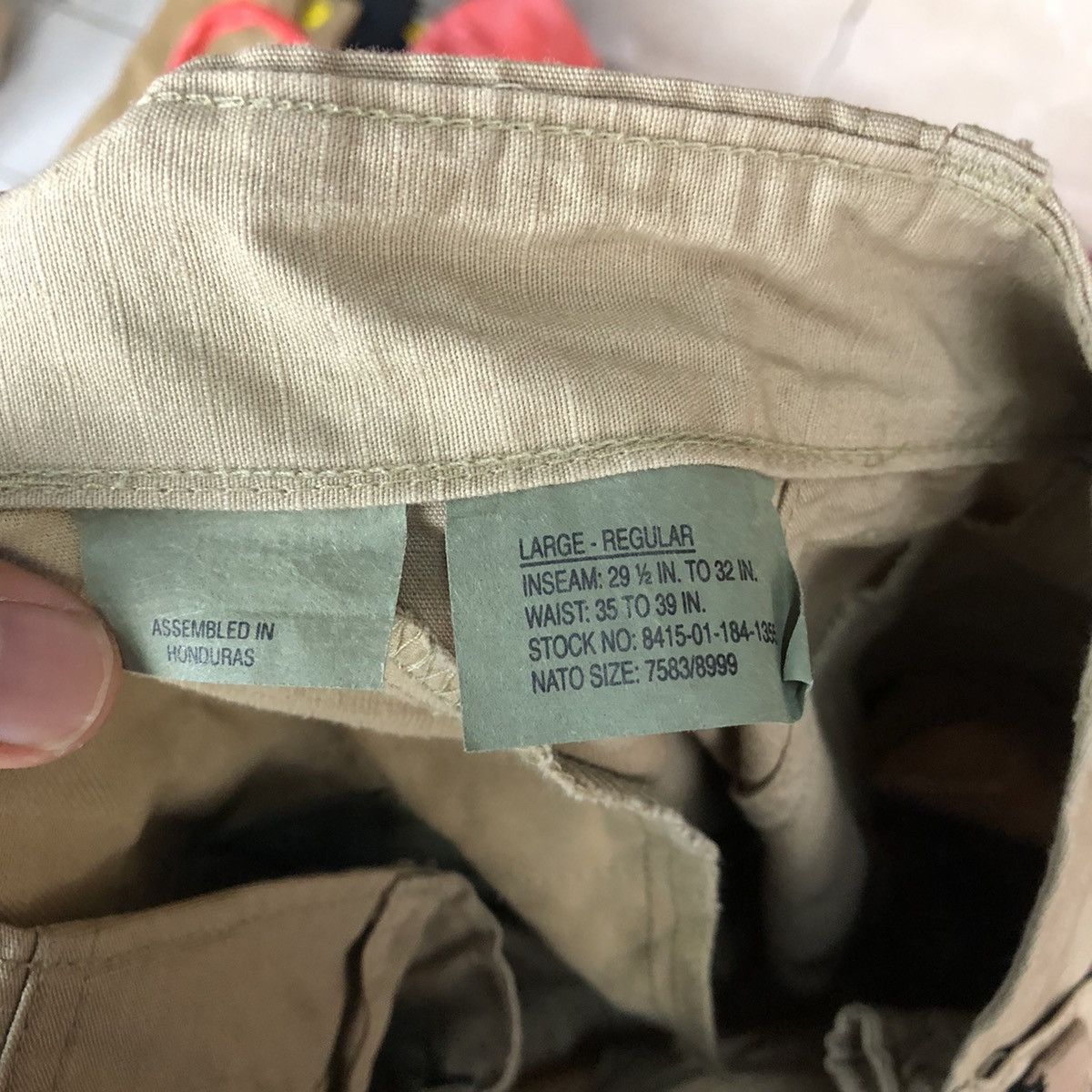 Vintage Truspec Brown military vintage utiliy Cargo Pants #4547 Size US 37 - 16 Thumbnail