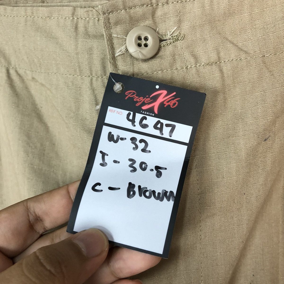 Vintage Truspec Brown military vintage utiliy Cargo Pants #4547 Size US 37 - 10 Thumbnail
