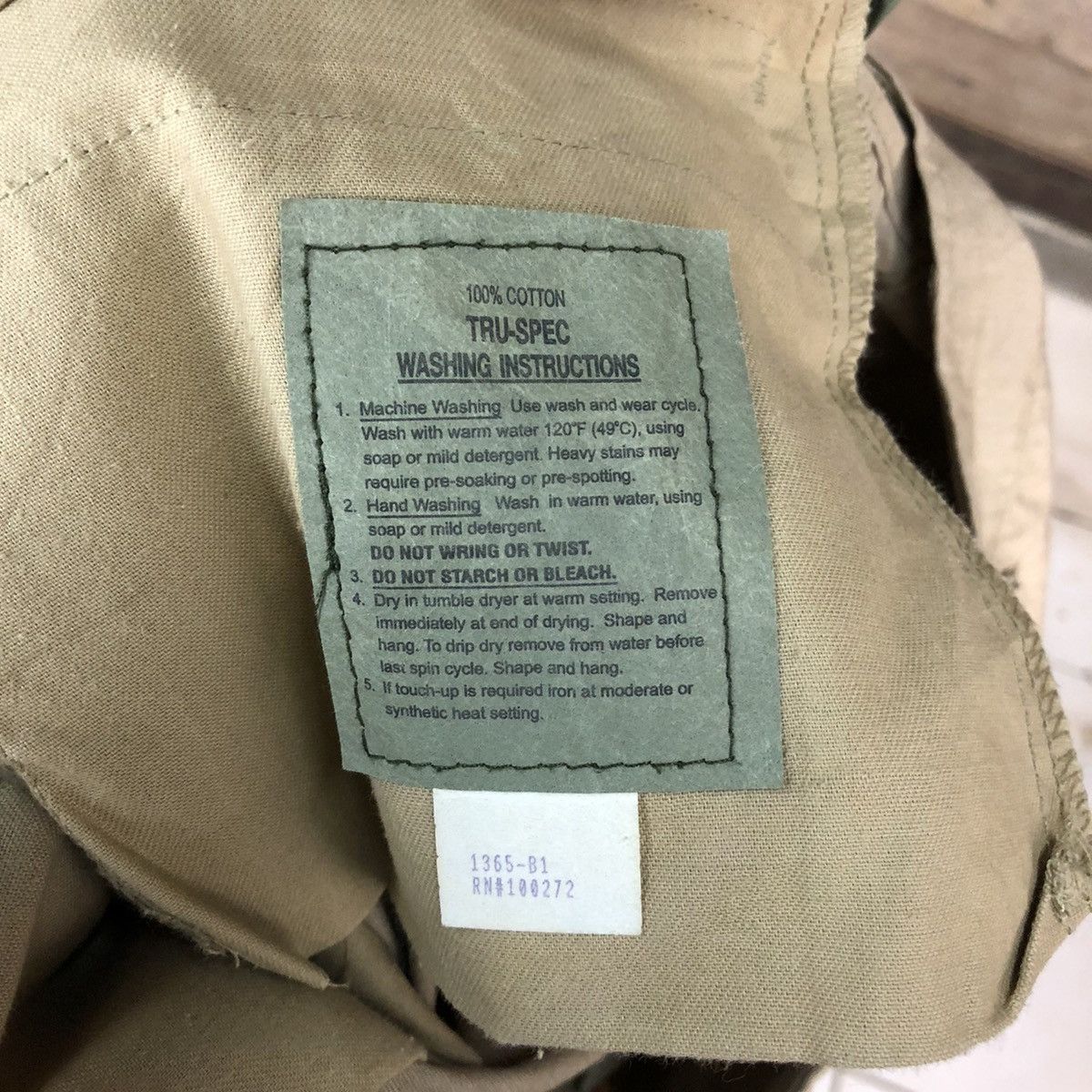 Vintage Truspec Brown military vintage utiliy Cargo Pants #4547 Size US 37 - 17 Thumbnail