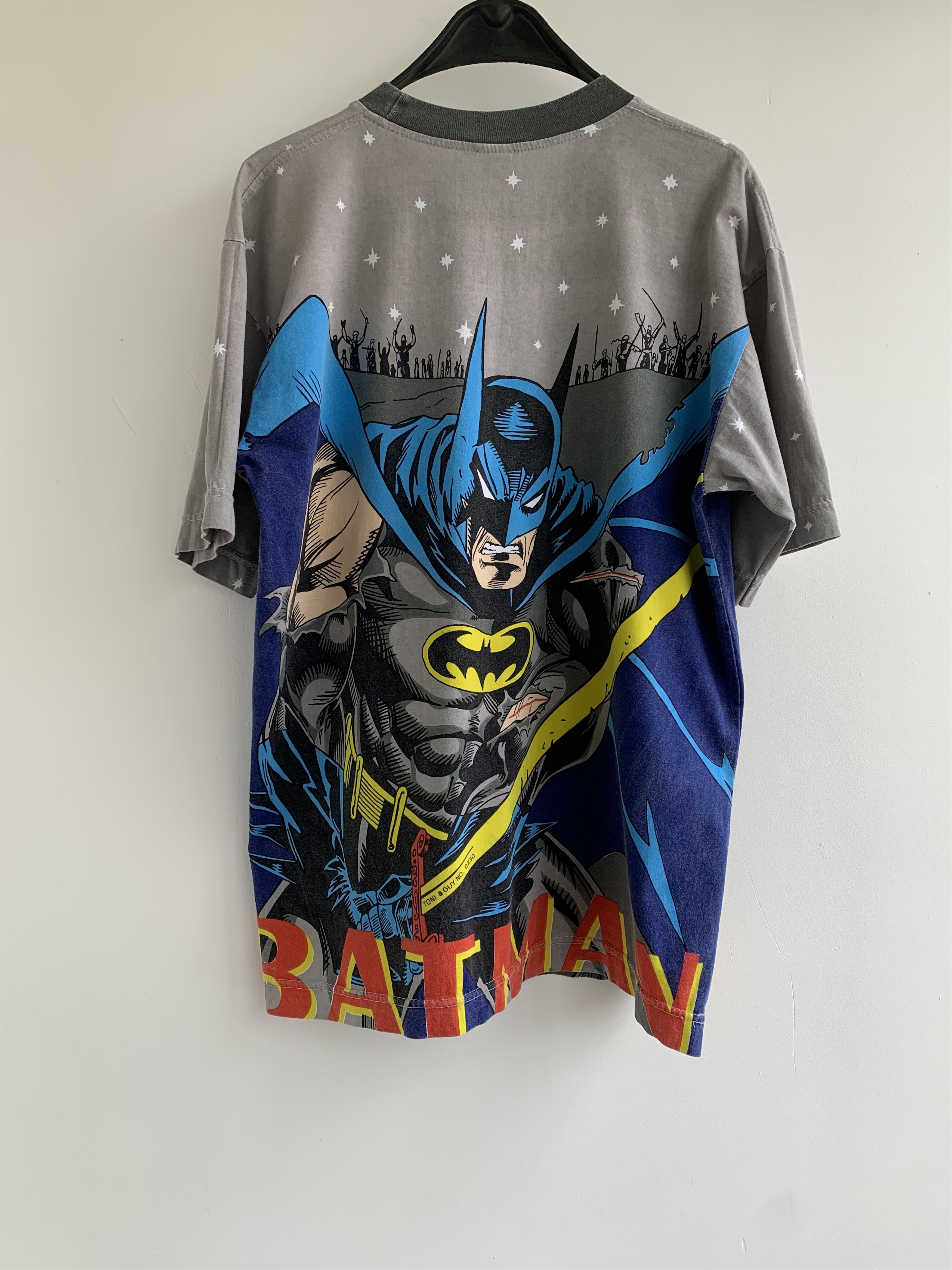 DC Comics Vintage Batman t shirt over print Size US XL / EU 56 / 4 - 12 Thumbnail