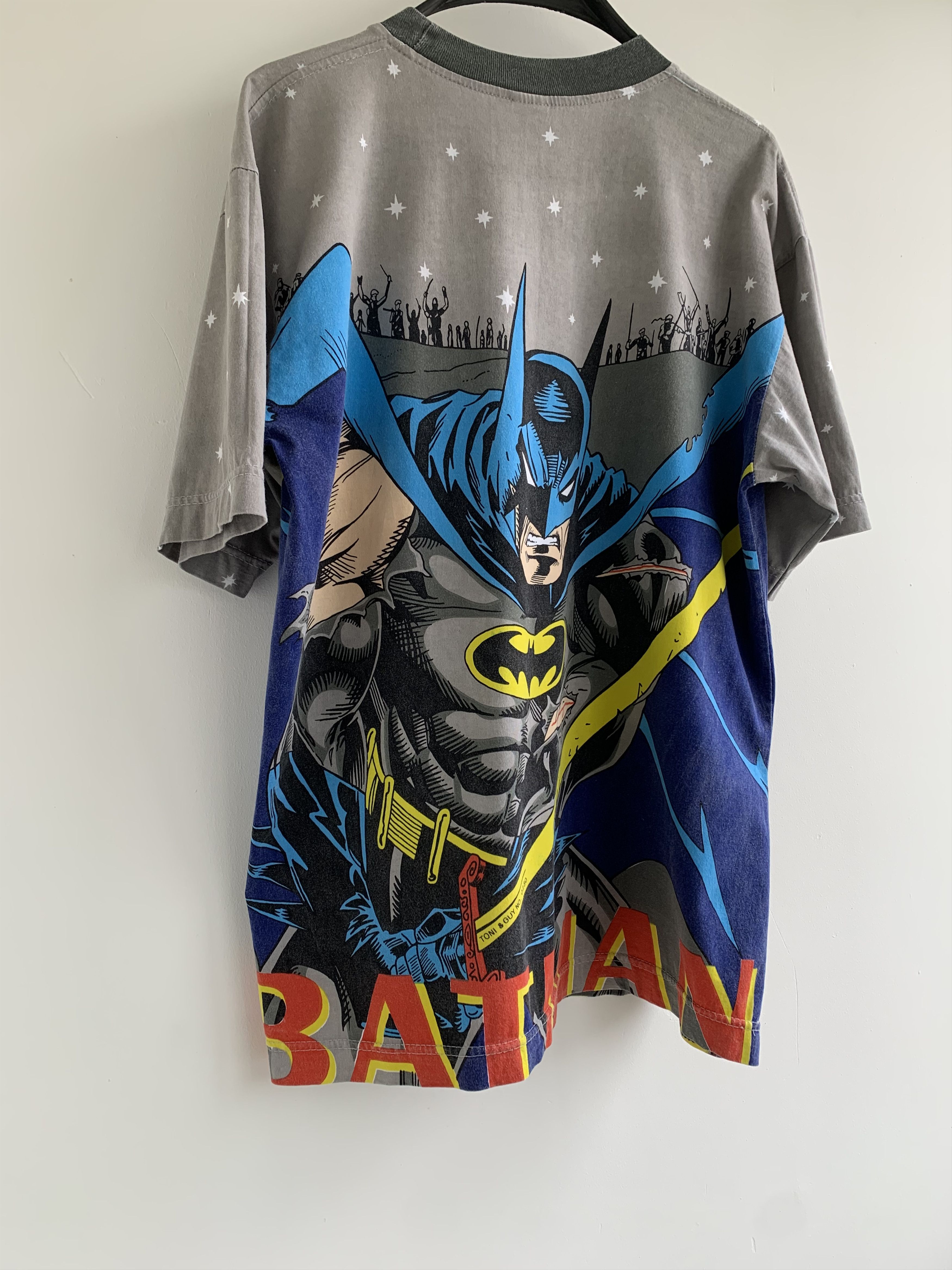 DC Comics Vintage Batman t shirt over print Size US XL / EU 56 / 4 - 13 Thumbnail