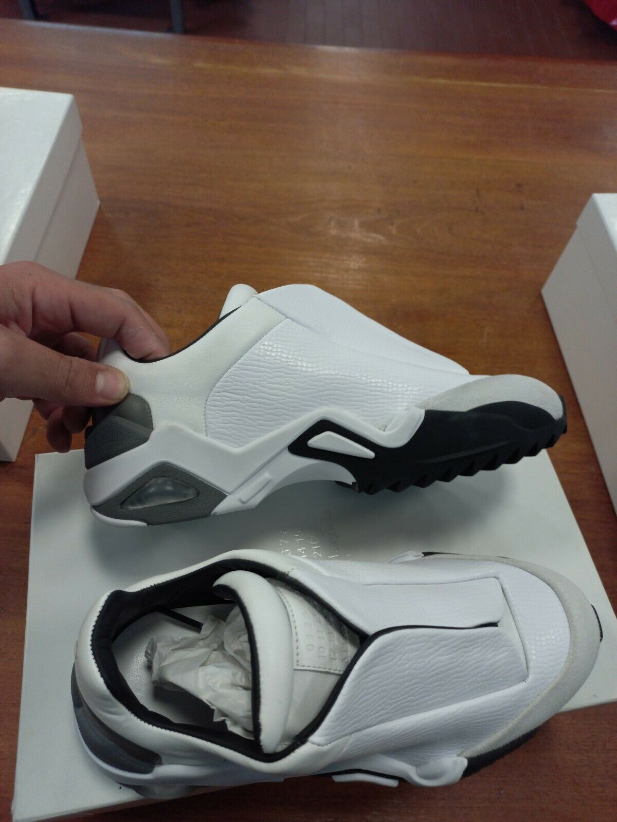 Maison Margiela Sneakers S37WS0493 in White and Grey Size US 10 / EU 43 - 5 Thumbnail