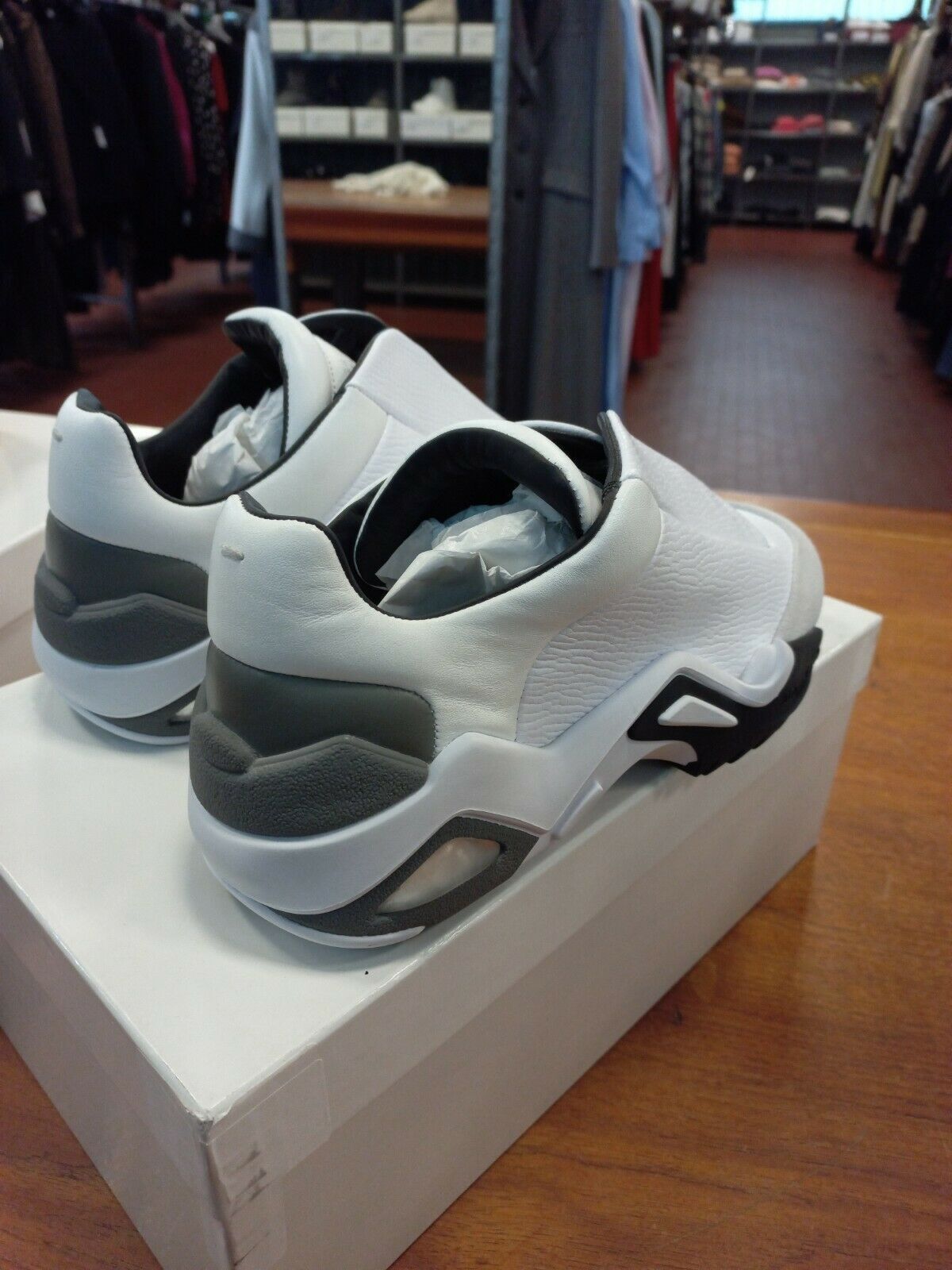 Maison Margiela Sneakers S37WS0493 in White and Grey Size US 10 / EU 43 - 6 Thumbnail