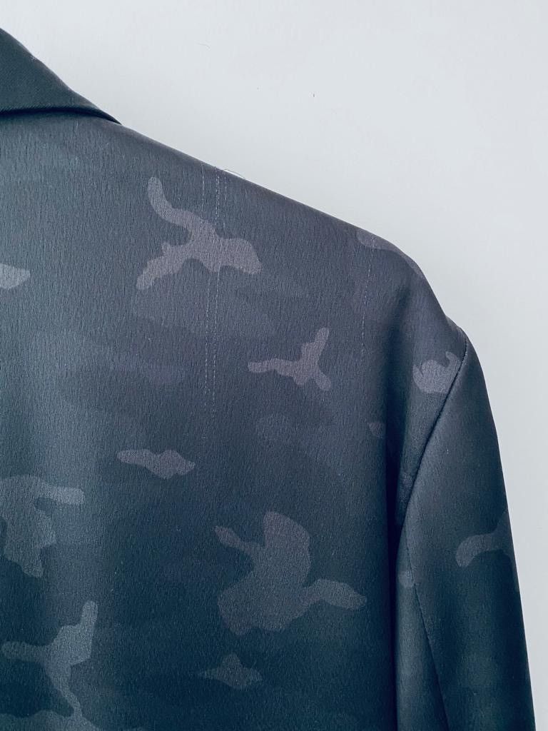 Comme des Garcons × Comme des Garcons Black Comme des garcons mixed media blazer in camo print Size 52R - 5 Thumbnail