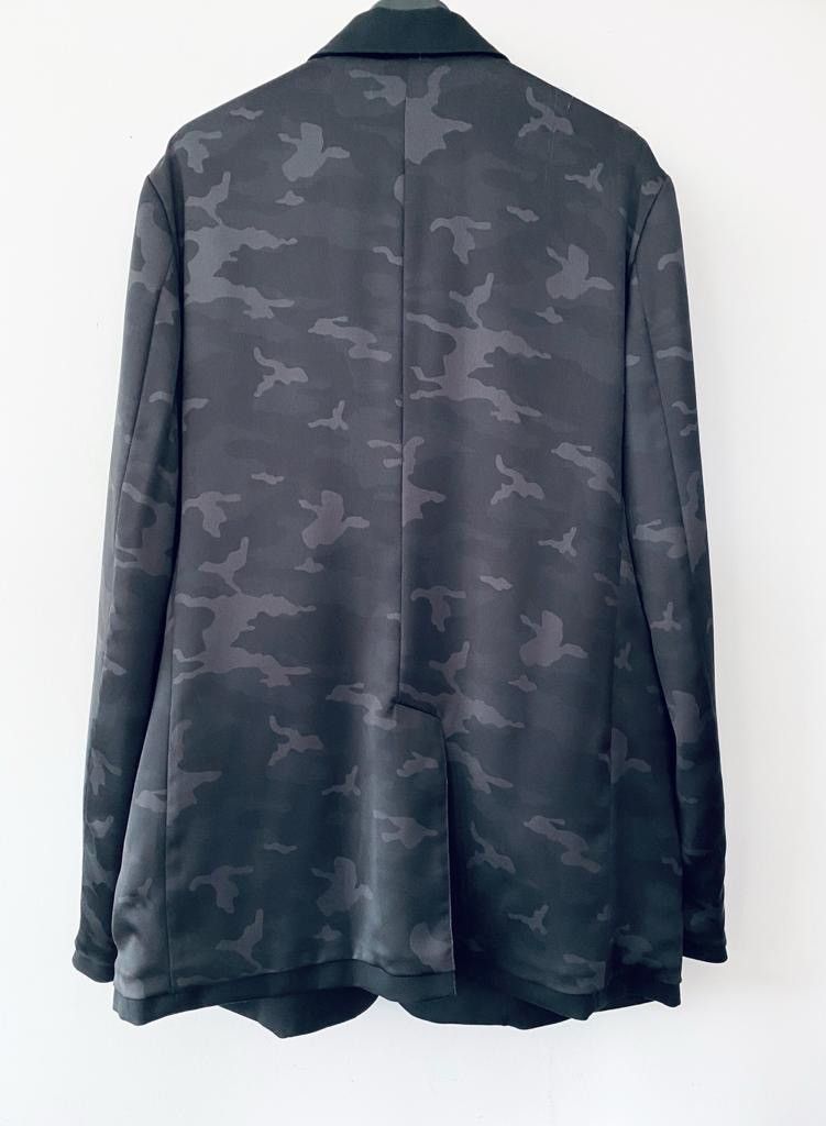 Comme des Garcons × Comme des Garcons Black Comme des garcons mixed media blazer in camo print Size 52R - 4 Thumbnail