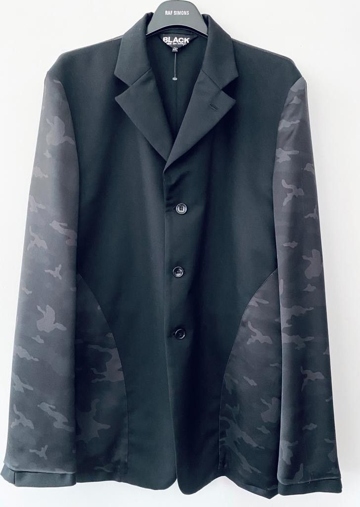 Comme des Garcons × Comme des Garcons Black Comme des garcons mixed media blazer in camo print Size 52R - 3 Thumbnail