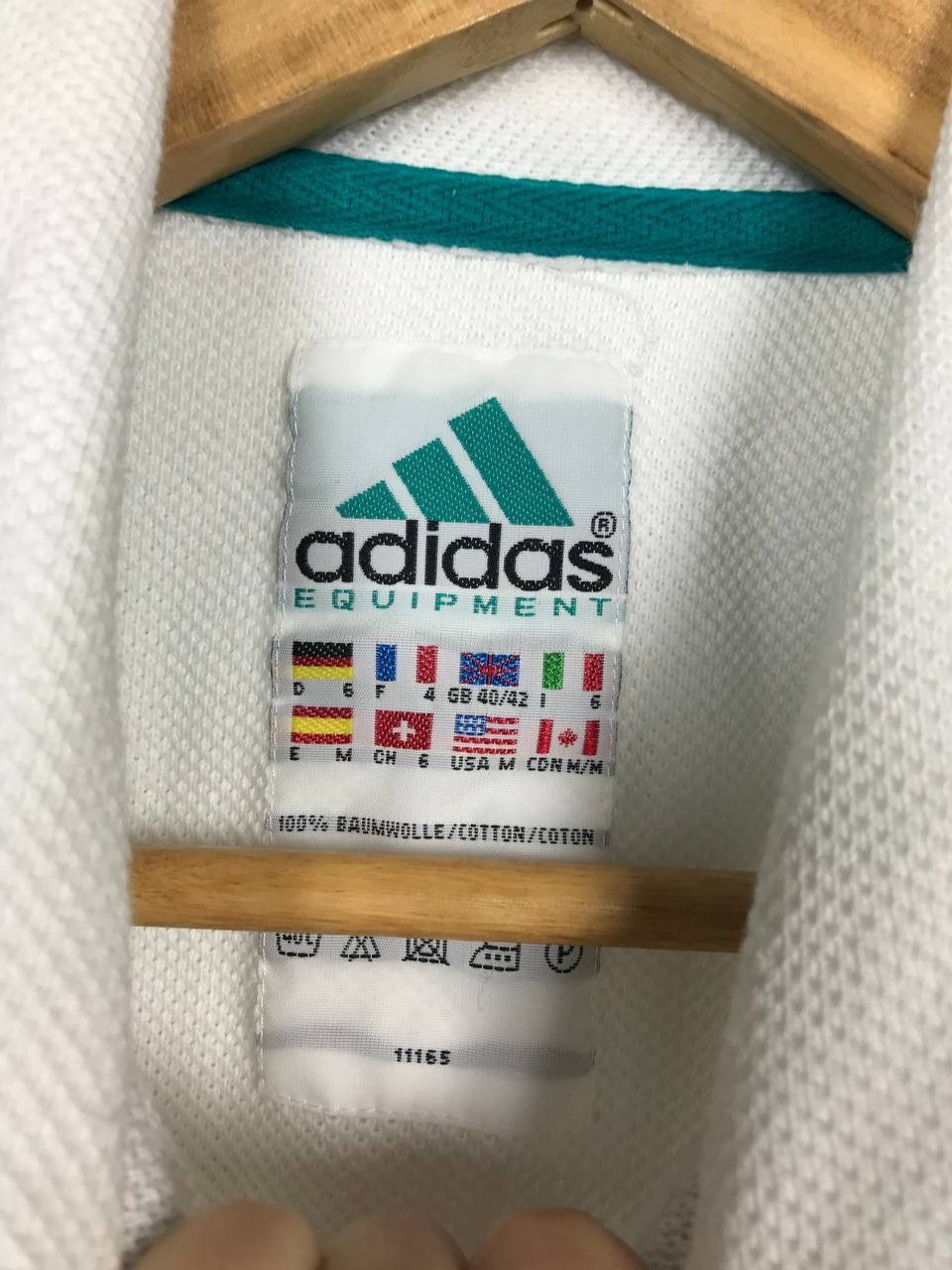 Adidas × Vintage Adidas Equipment vintage streetwear polo tee Size US M / EU 48-50 / 2 - 3 Thumbnail