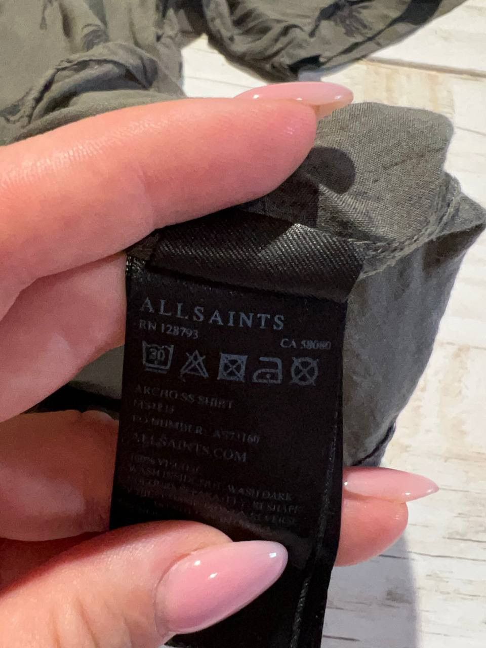 Allsaints Allsaints Archo Shirt Buttons Viscose Palm Size US S / EU 44-46 / 1 - 6 Thumbnail