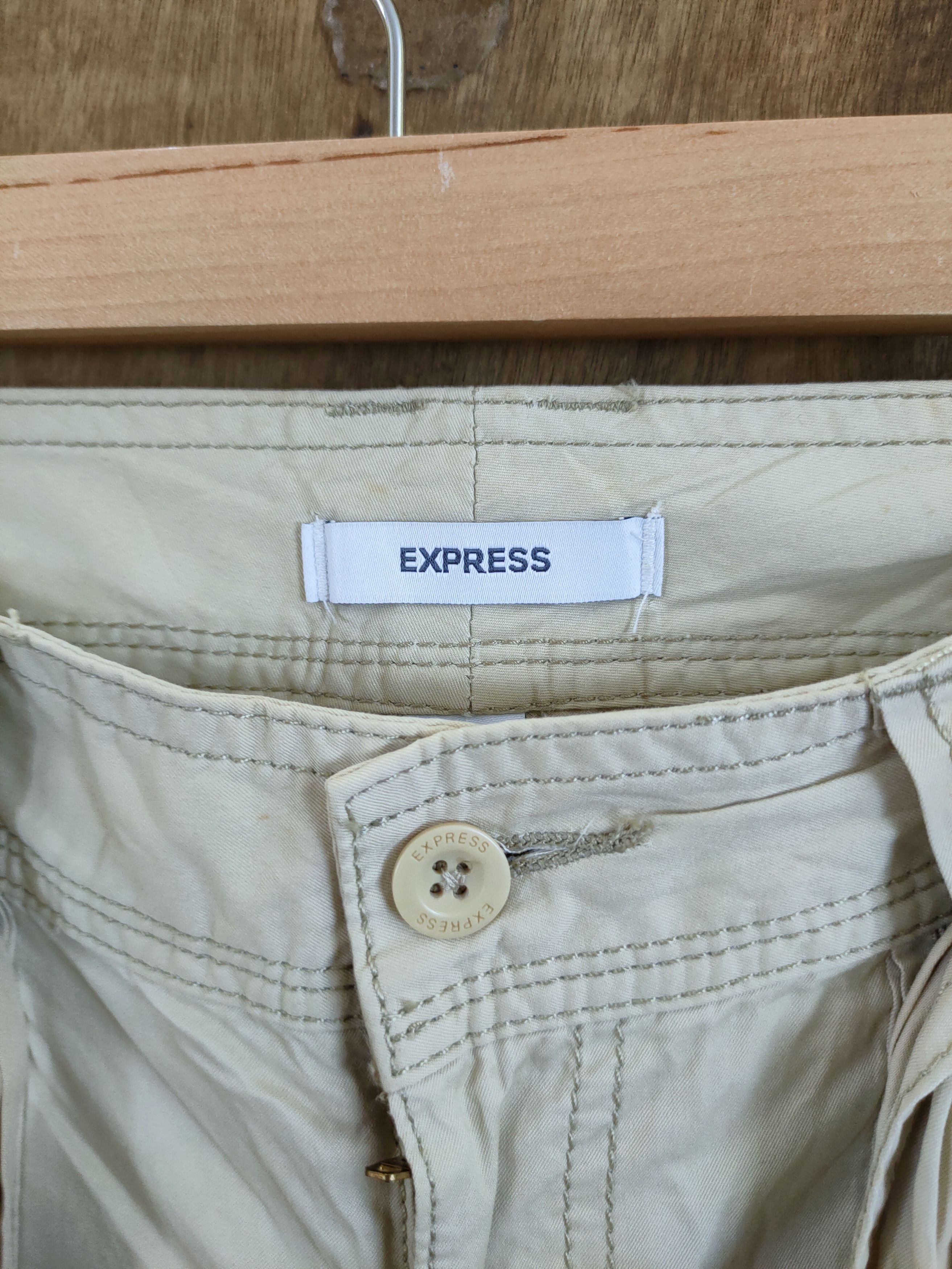 Express DLL Express utility multipocket tactical cargo pants #1344 Size US 29 - 6 Thumbnail