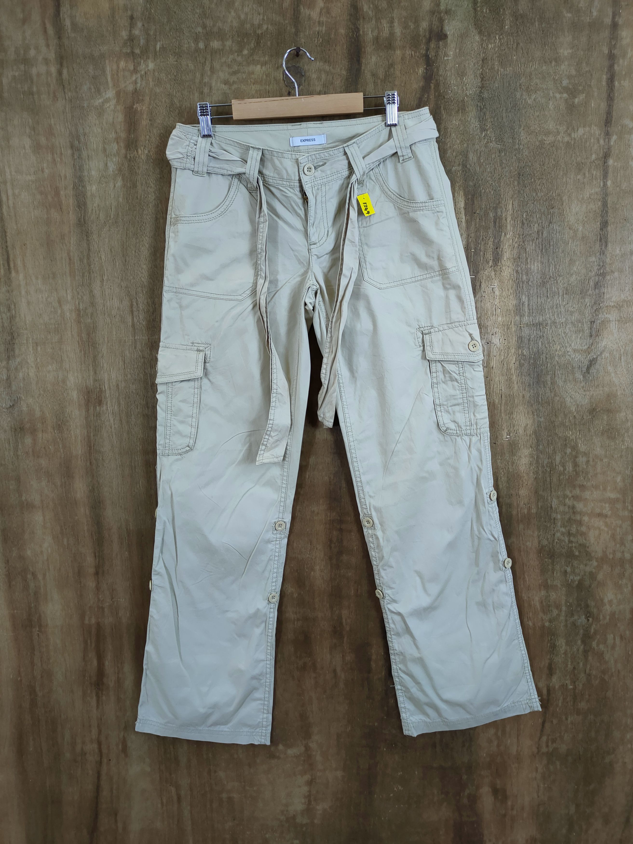 Express DLL Express utility multipocket tactical cargo pants #1344 Size US 29 - 1 Thumbnail