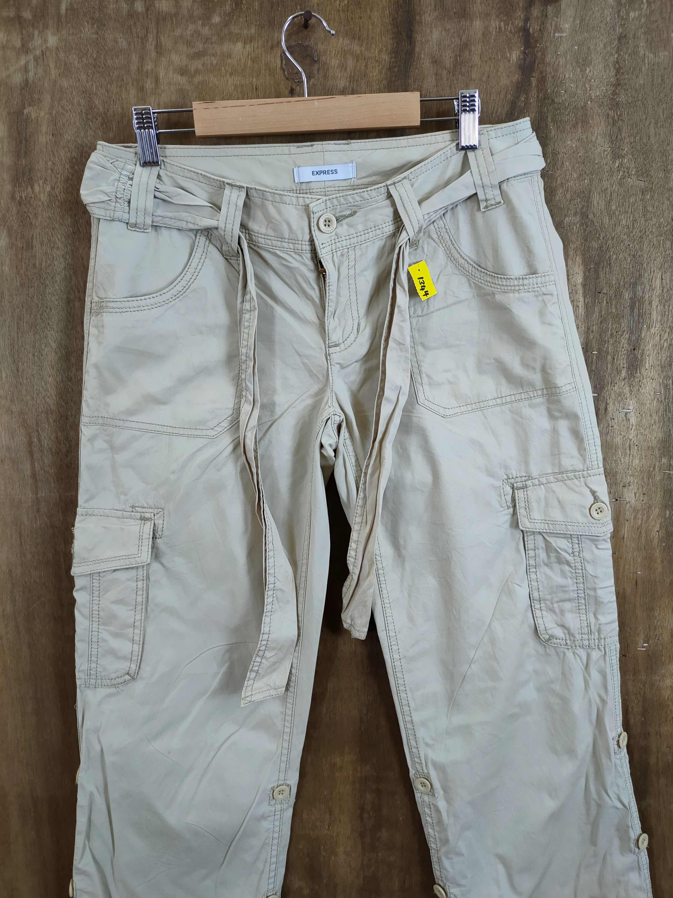 Express DLL Express utility multipocket tactical cargo pants #1344 Size US 29 - 4 Thumbnail