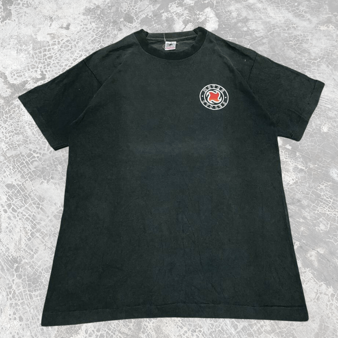 West Coast Choppers Vintage 90s Moter Cycles Spiral Cyber Grunge Tees Size US L / EU 52-54 / 3 - 4 Thumbnail