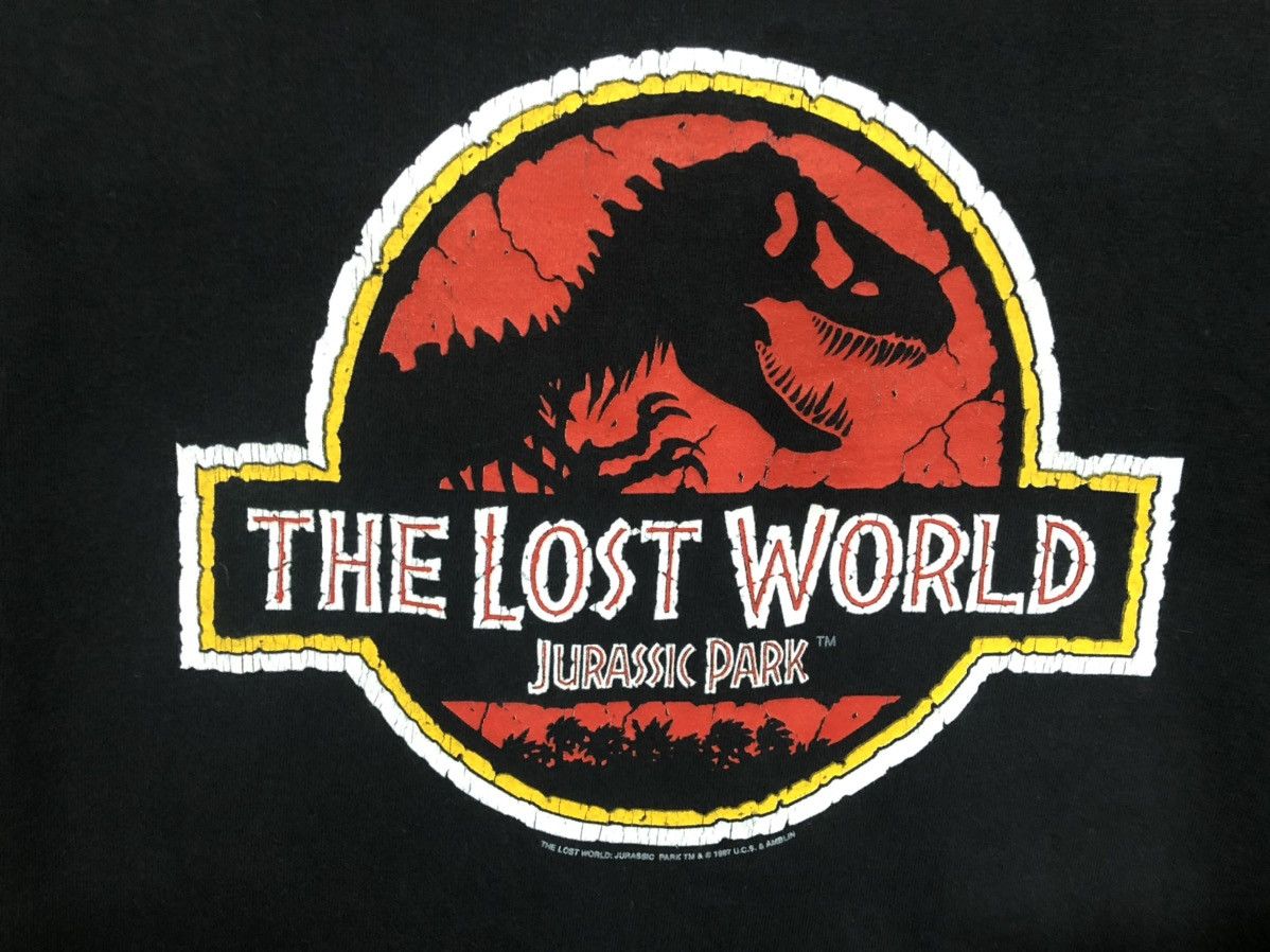 Vintage Vintage 90s Jurassic Park Movie Tee Size US XL / EU 56 / 4 - 2 Thumbnail