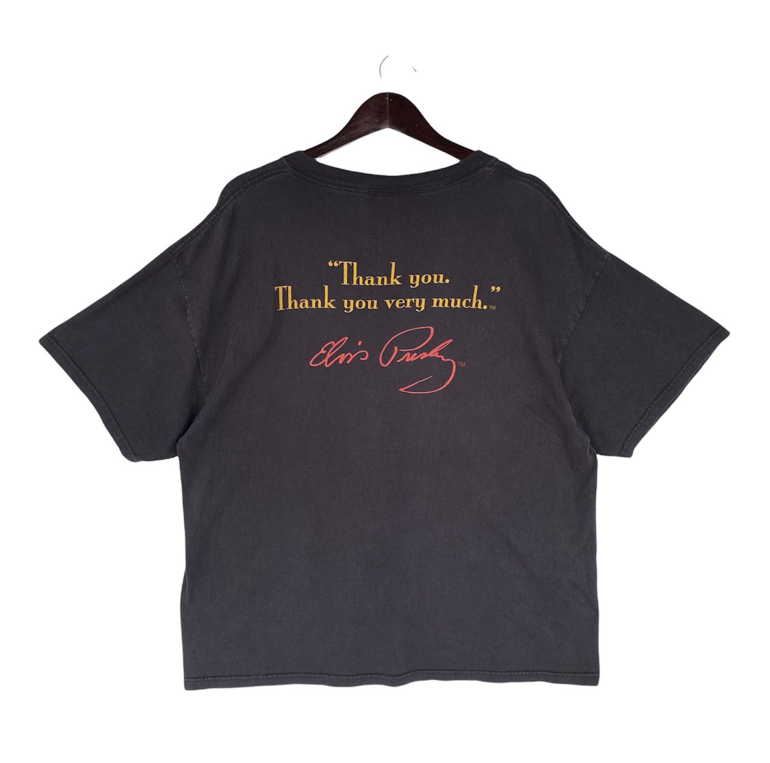 Band Tees Vintage 90s ELVIS PRESLEY singer welcome to graceland shirt Size US XL / EU 56 / 4 - 2 Thumbnail