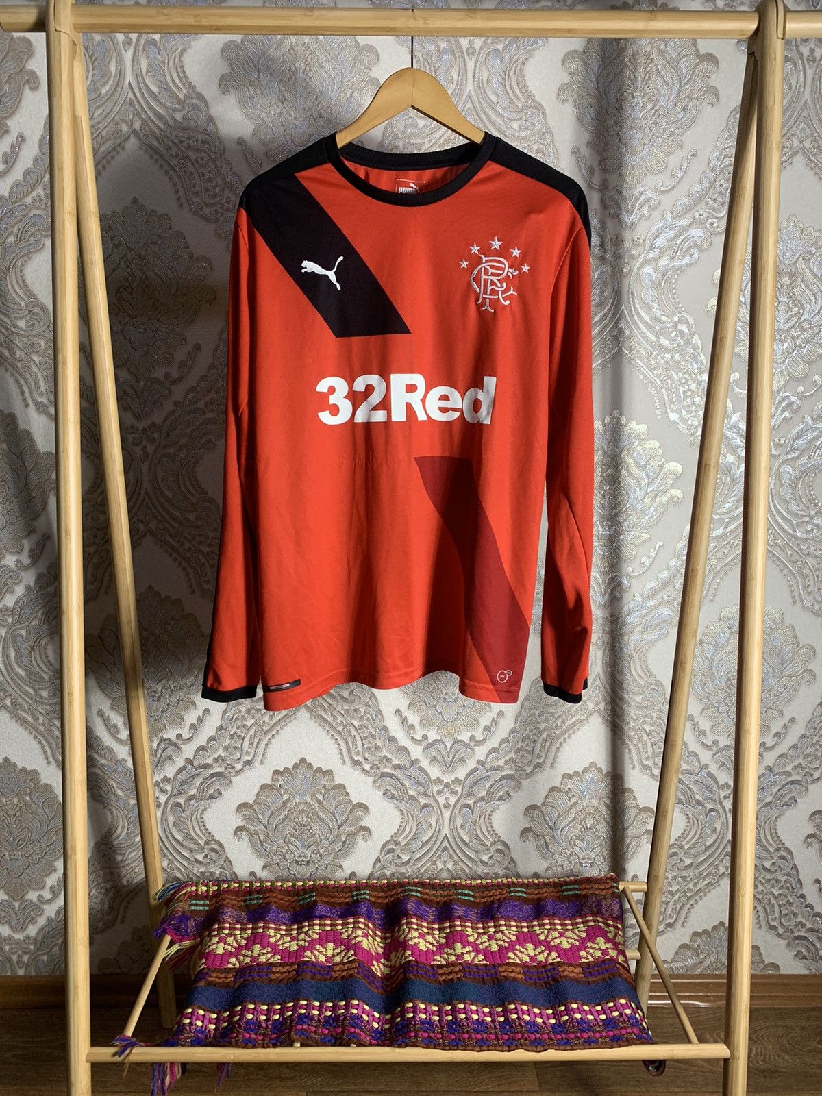 Puma Vintage Puma FC Rangers Long Sleeve Soccer Jersey Y2K Drill Size US XL / EU 56 / 4 - 1 Thumbnail