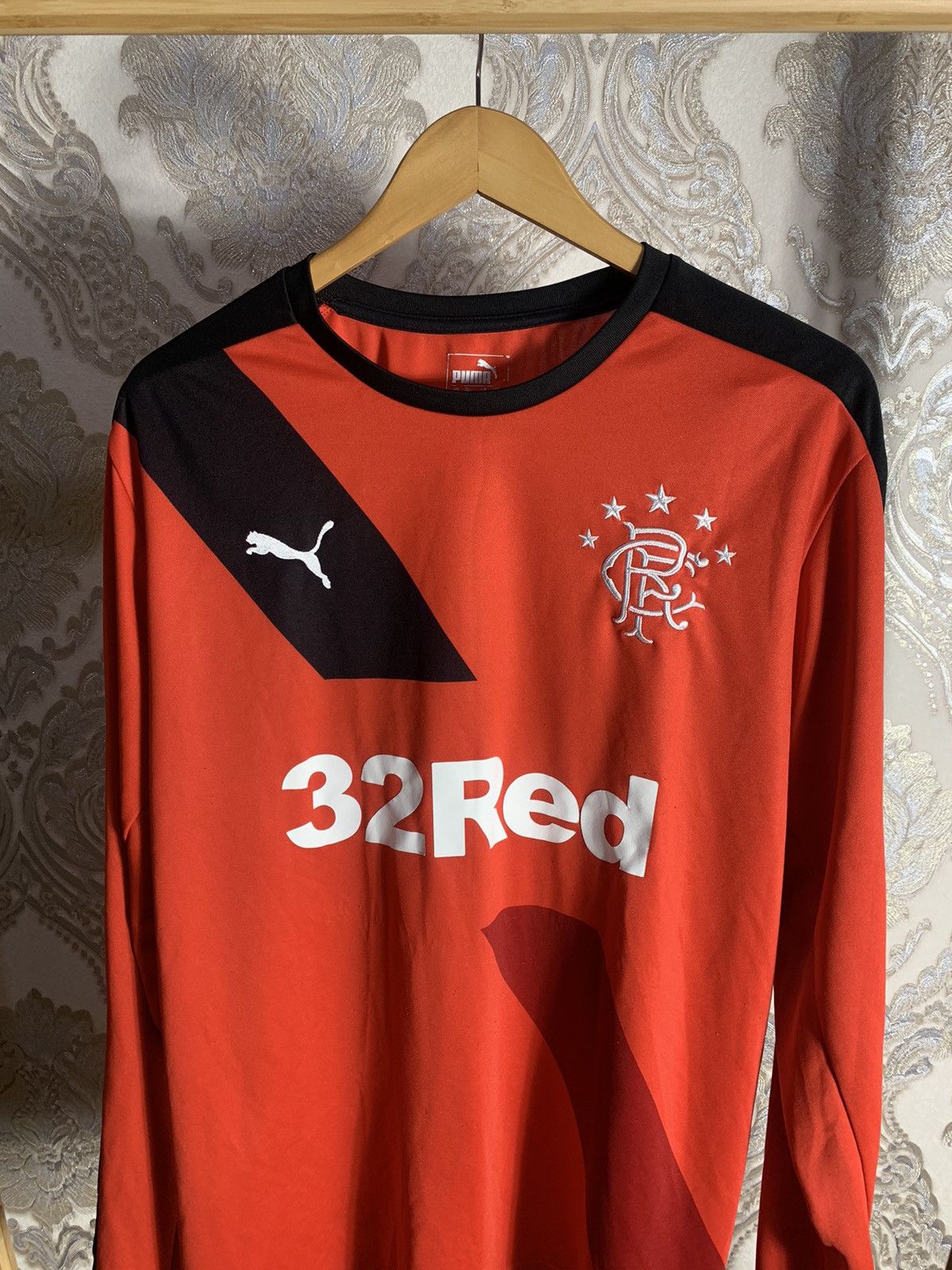 Puma Vintage Puma FC Rangers Long Sleeve Soccer Jersey Y2K Drill Size US XL / EU 56 / 4 - 2 Thumbnail