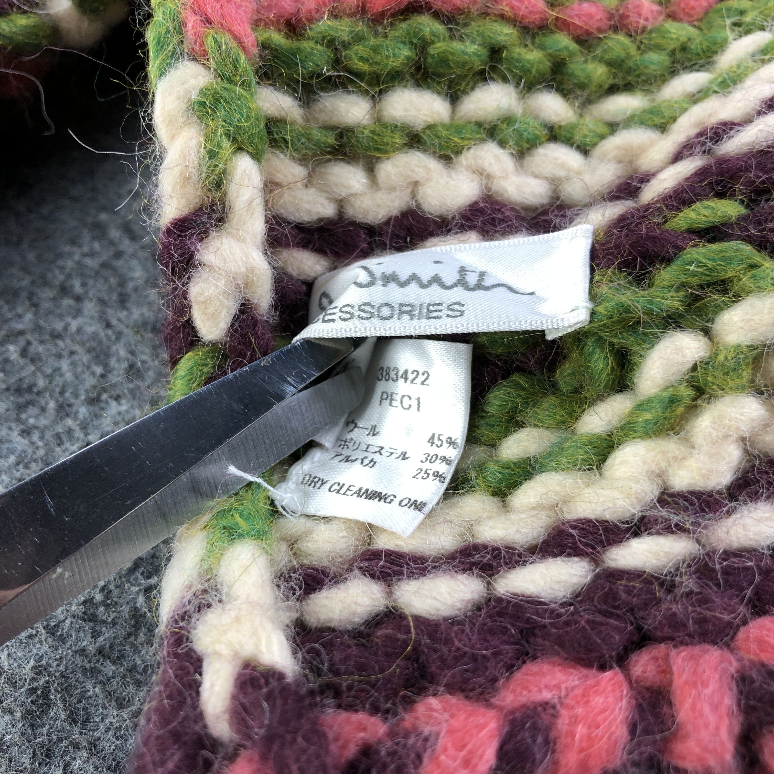 Paul Smith Paul Smith Knit Long Wool Scarf Muffler V1316 Size ONE SIZE - 5 Thumbnail