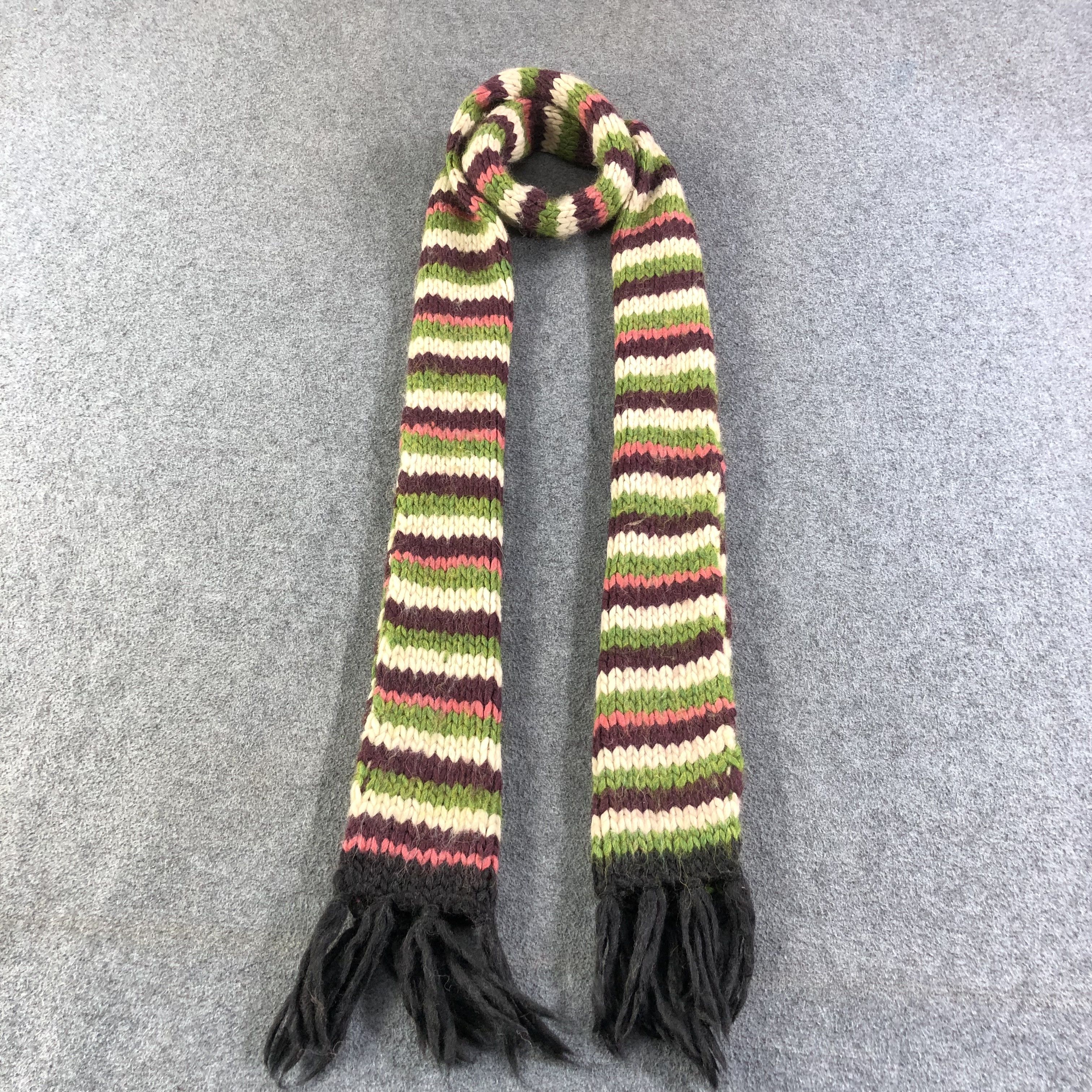 Paul Smith Paul Smith Knit Long Wool Scarf Muffler V1316 Size ONE SIZE - 1 Thumbnail