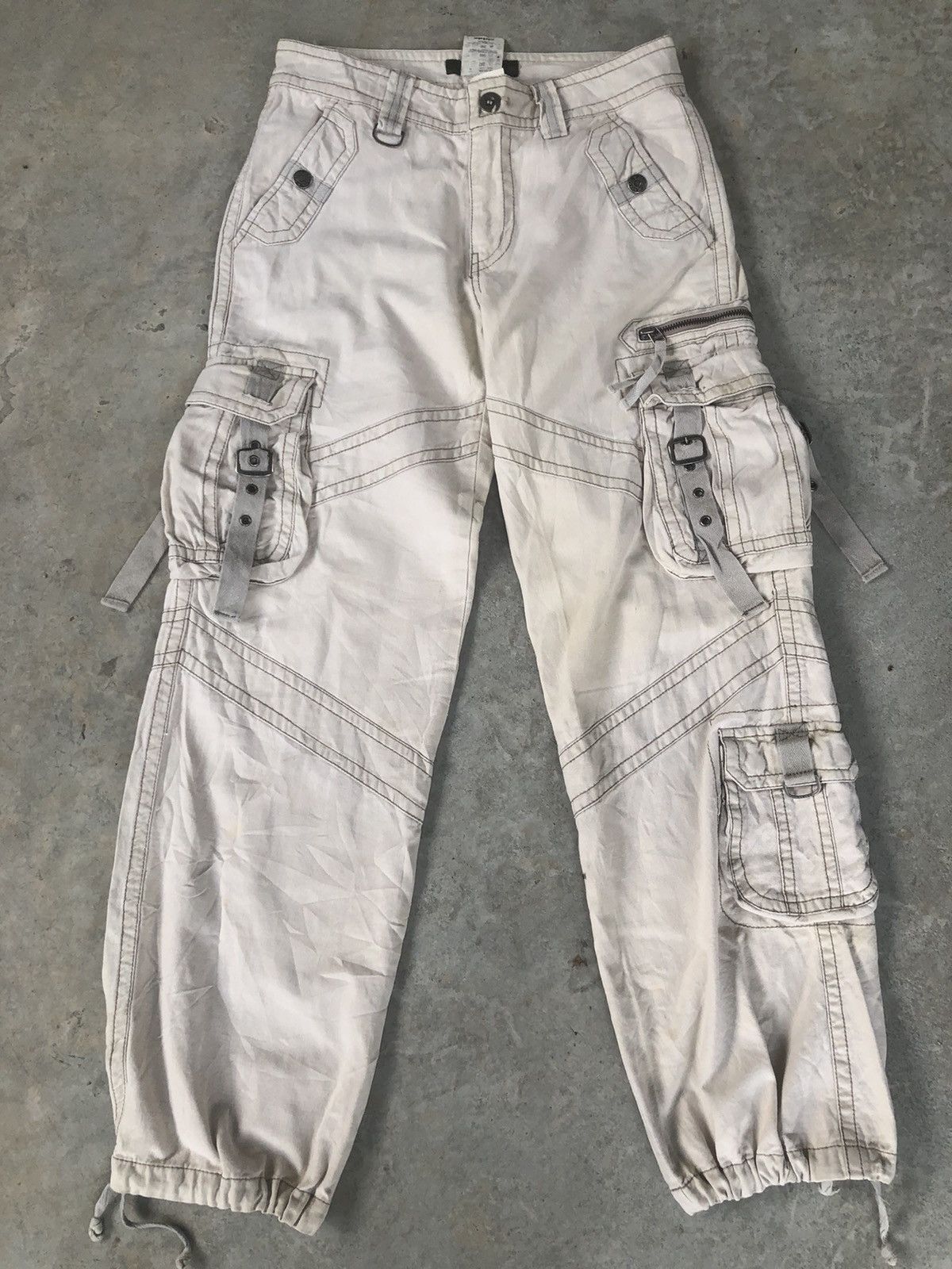 Japanese Brand clride parachute cargo pants tactical multipocket bondage Size US 31 - 1 Thumbnail