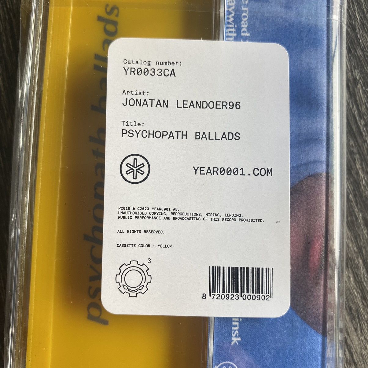 Drain Gang × Sad Boys YUNG LEAN JONATAN LEANDOER96 PSYCHOPATH BALLADS CASSETTE Size ONE SIZE - 3 Thumbnail