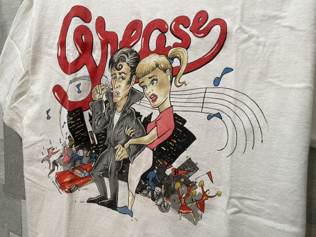 Vintage Vintage GREASE 70s movie promo 90s tee Size US L / EU 52-54 / 3 - 3 Thumbnail