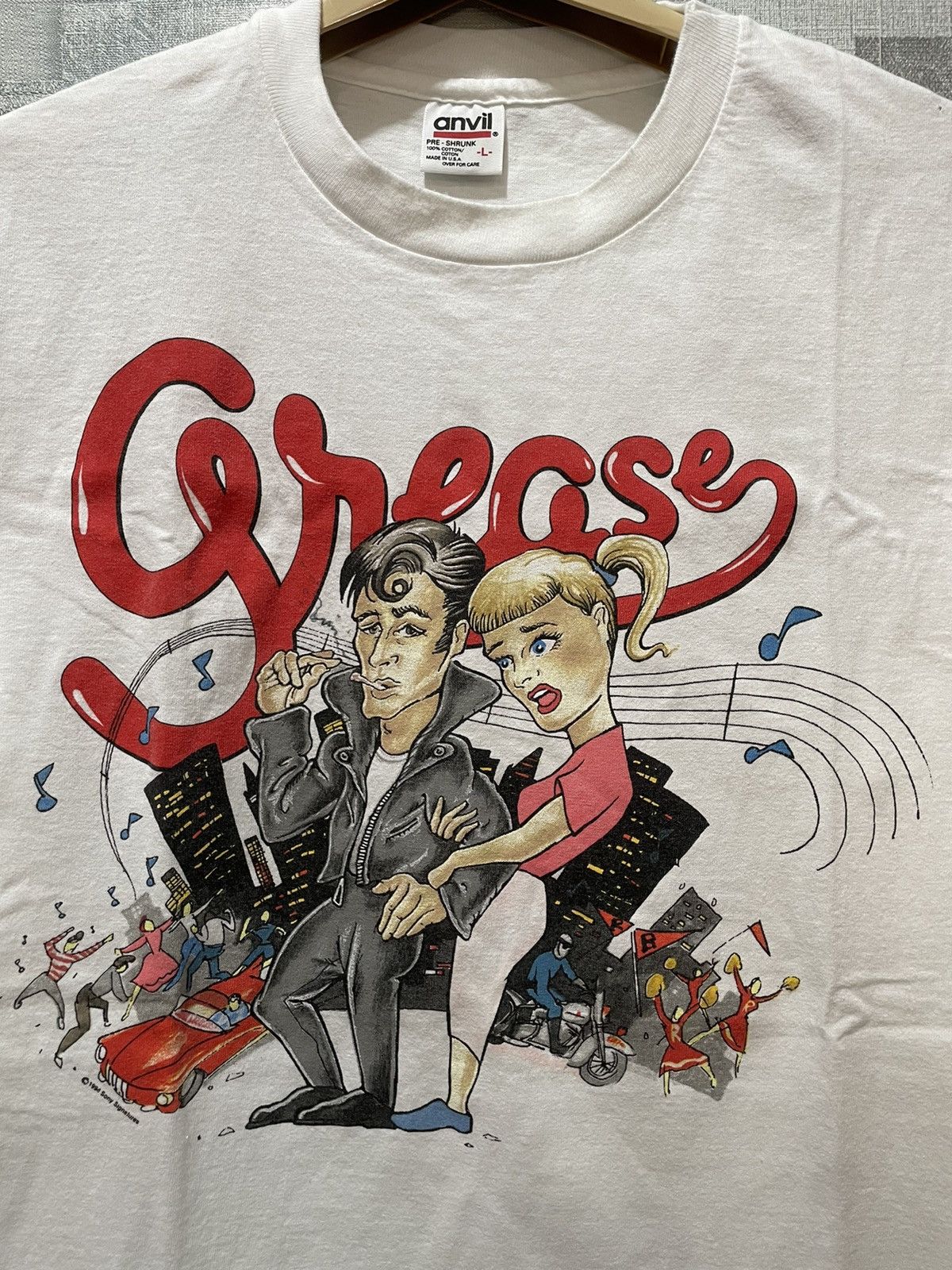 Vintage Vintage GREASE 70s movie promo 90s tee Size US L / EU 52-54 / 3 - 2 Thumbnail