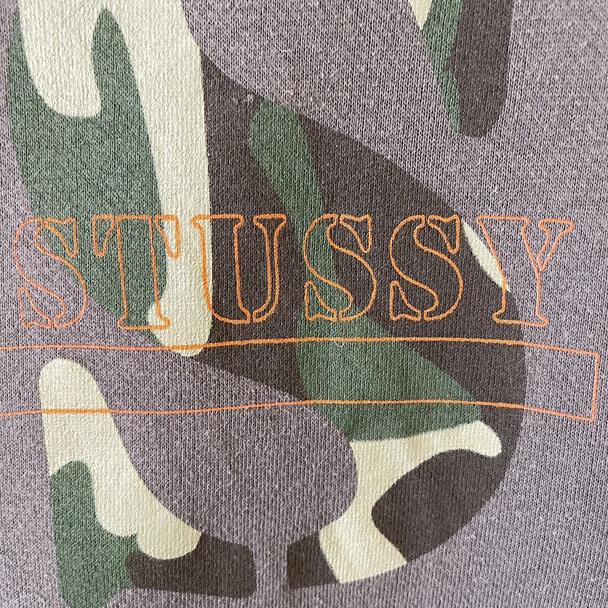 Stussy 90s Stussy Camo Big Logo Pullover Crewneck Sweatshirt Size S Size US S / EU 44-46 / 1 - 6 Thumbnail