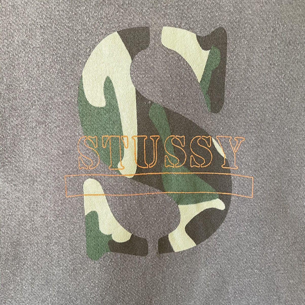 Stussy 90s Stussy Camo Big Logo Pullover Crewneck Sweatshirt Size S Size US S / EU 44-46 / 1 - 5 Thumbnail